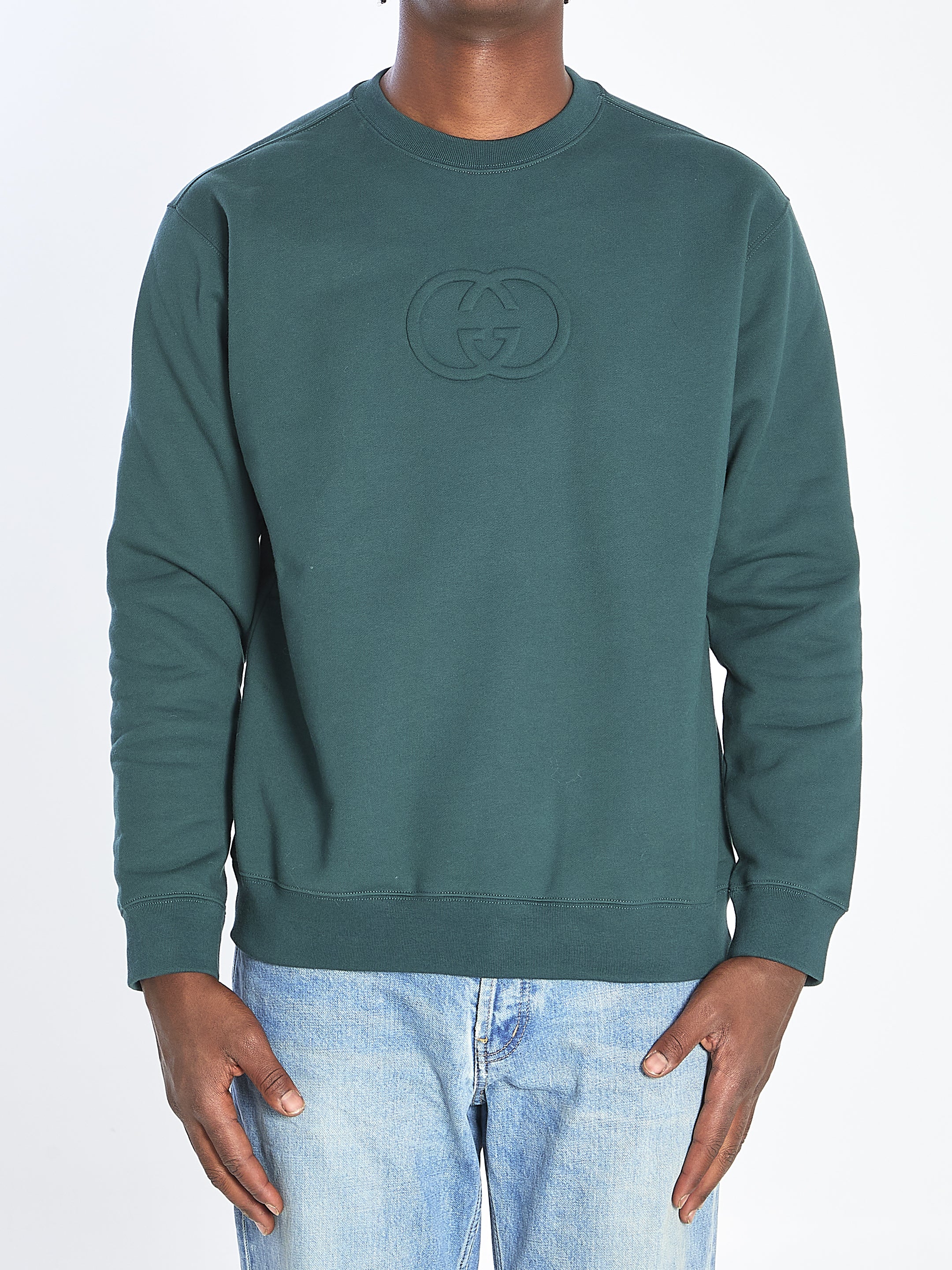 GUCCI Classic Cotton Sweatshirt for Men