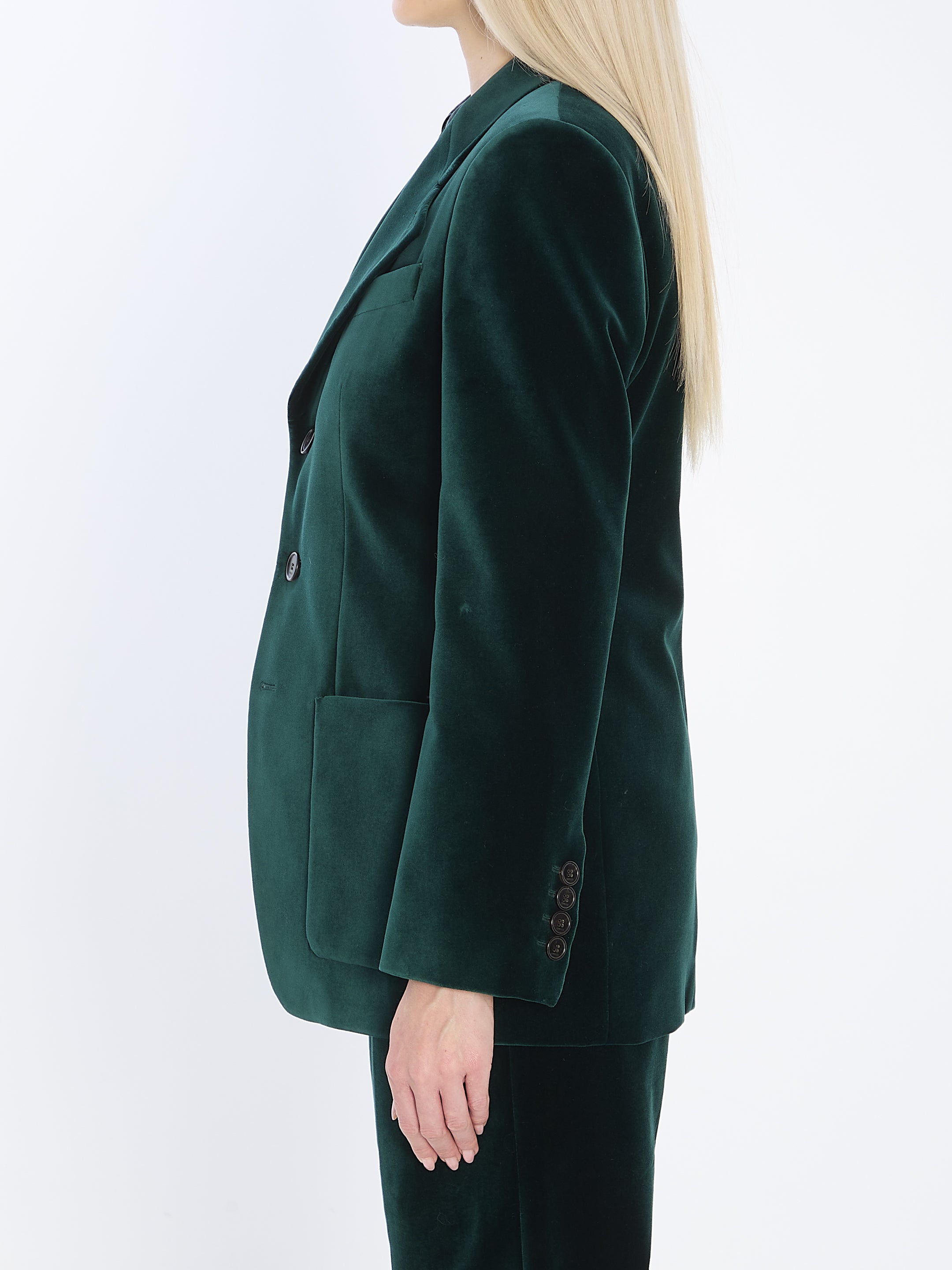 GUCCI Stretch Cotton Velvet Jacket - Size 42 IT