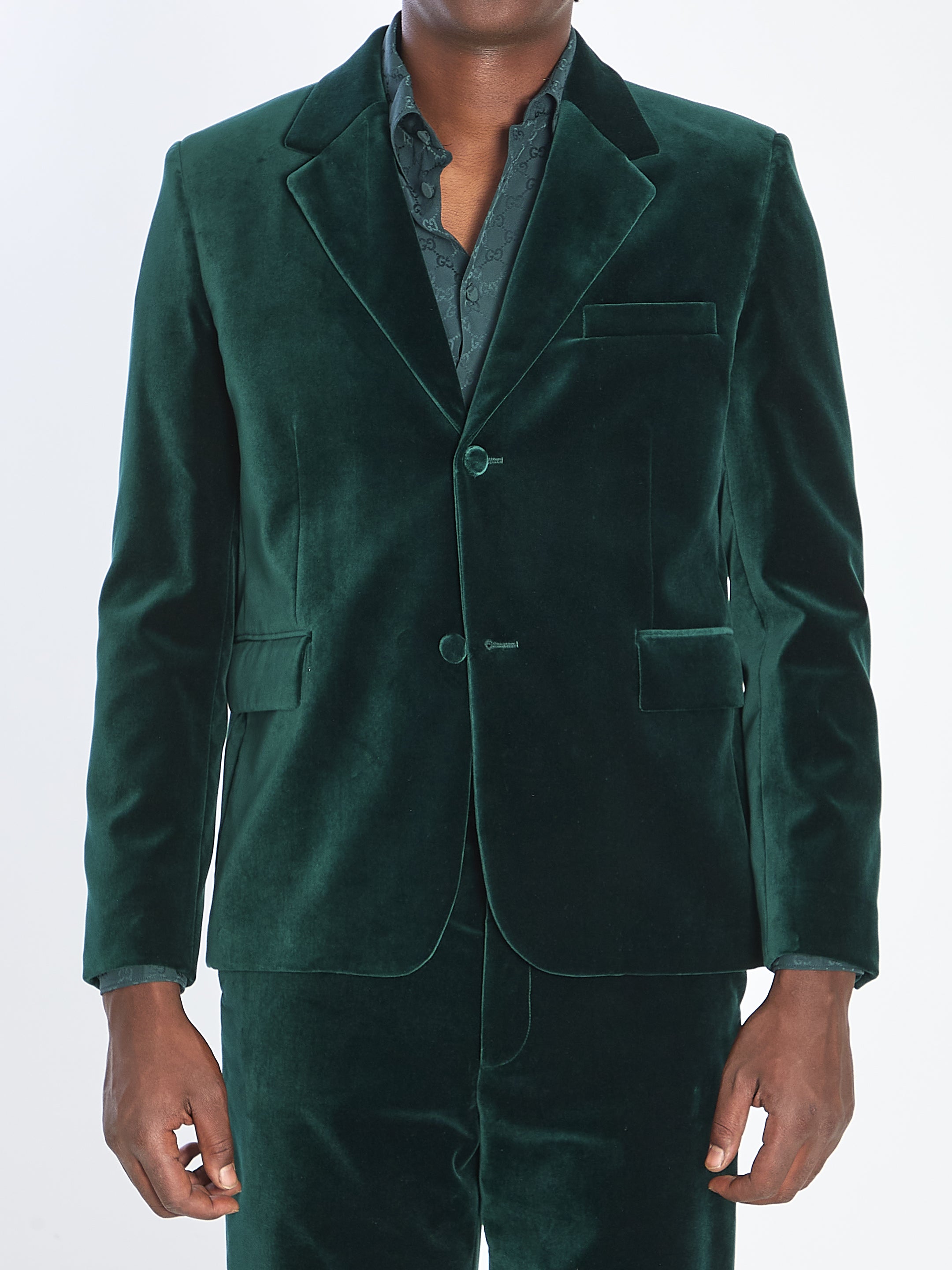 GUCCI Men's Velvet Jacket - Size 50 IT
