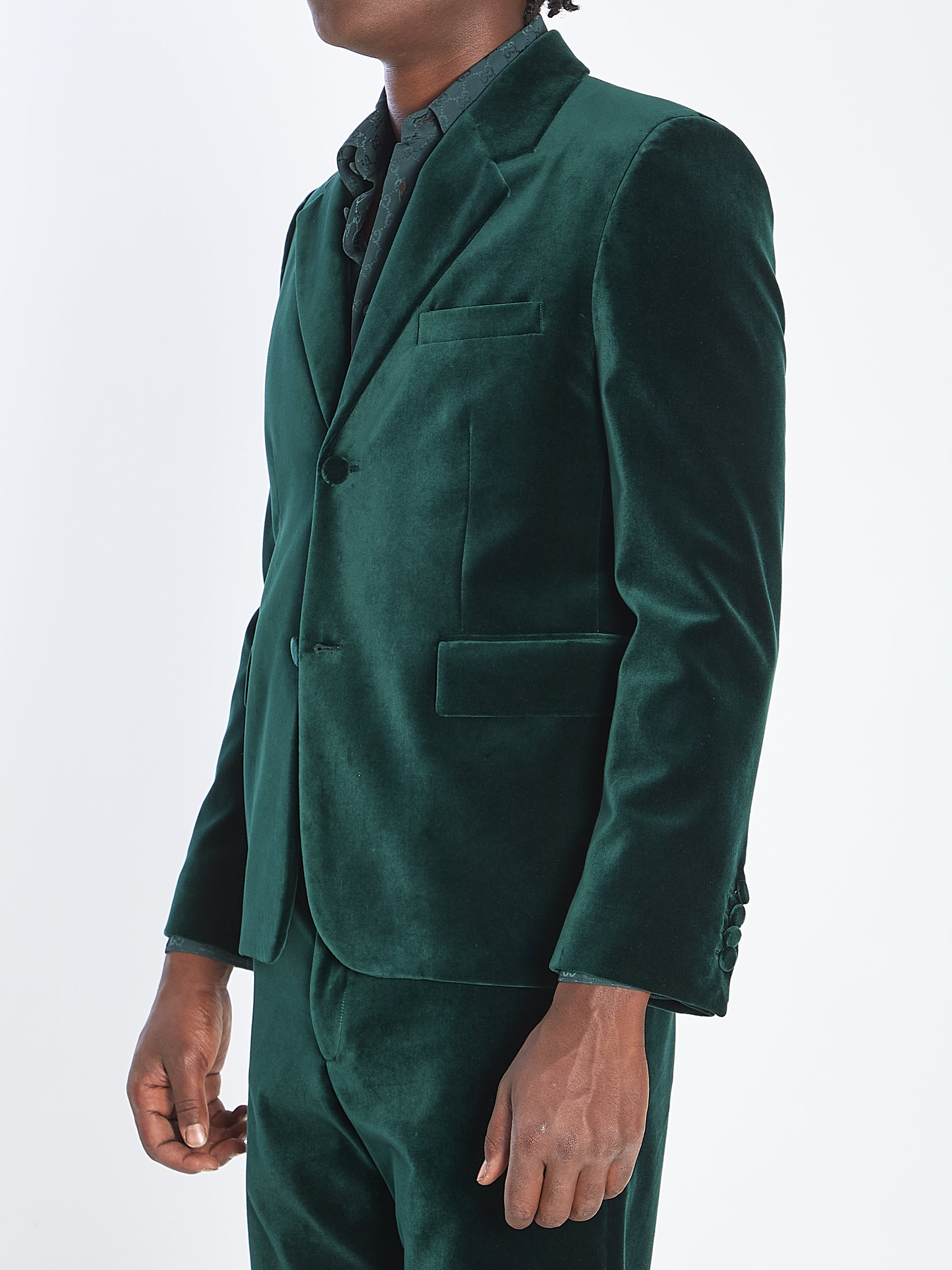 GUCCI Men's Velvet Jacket - Size 50 IT