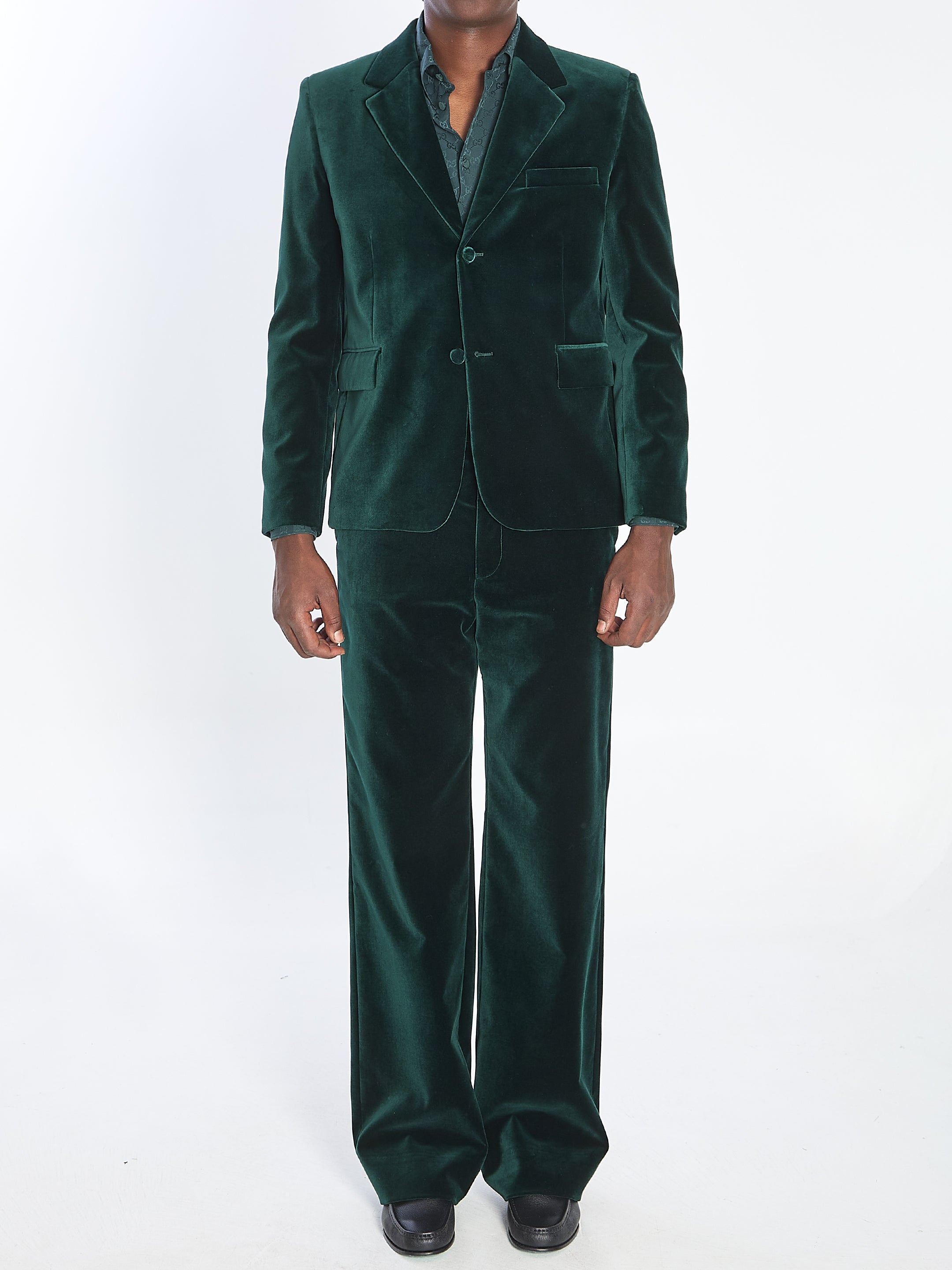 GUCCI Men's Velvet Jacket - Size 50 IT