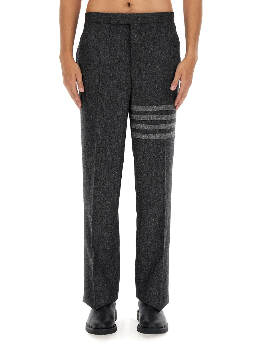 THOM BROWNE Tailored Wool Trousers - Size 3 JP