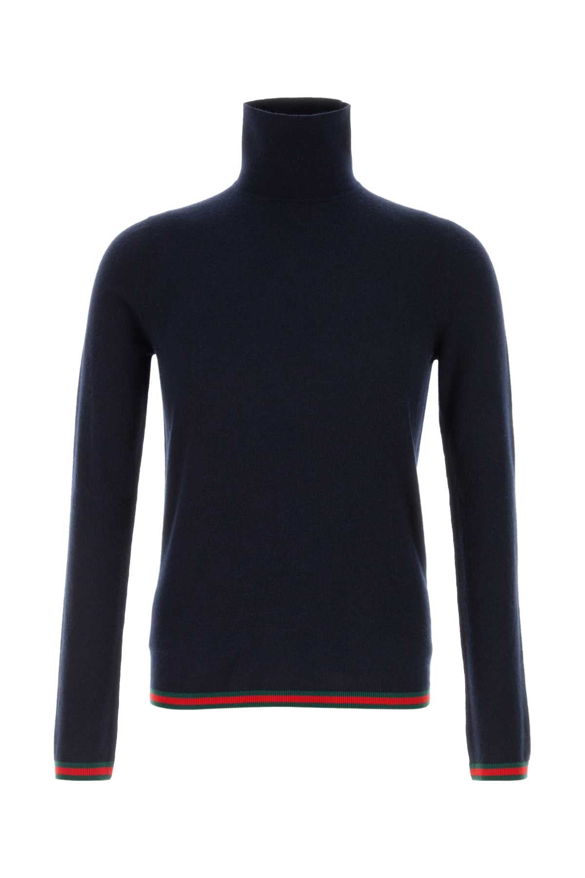 GUCCI Premium Cashmere Sweater - Long Sleeve Turtleneck for Men
