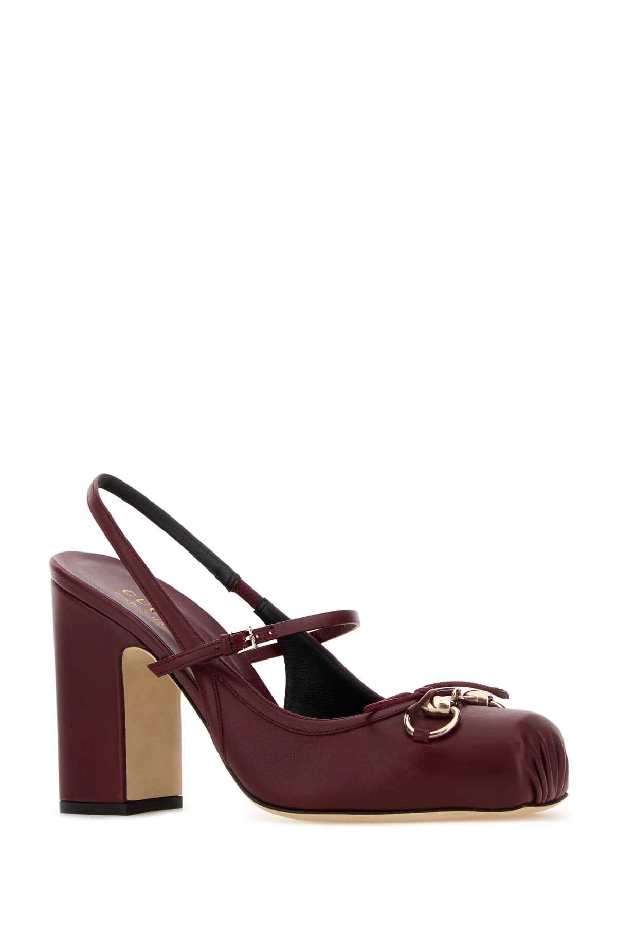GUCCI Leather Pumps 95 - Women's Fashion