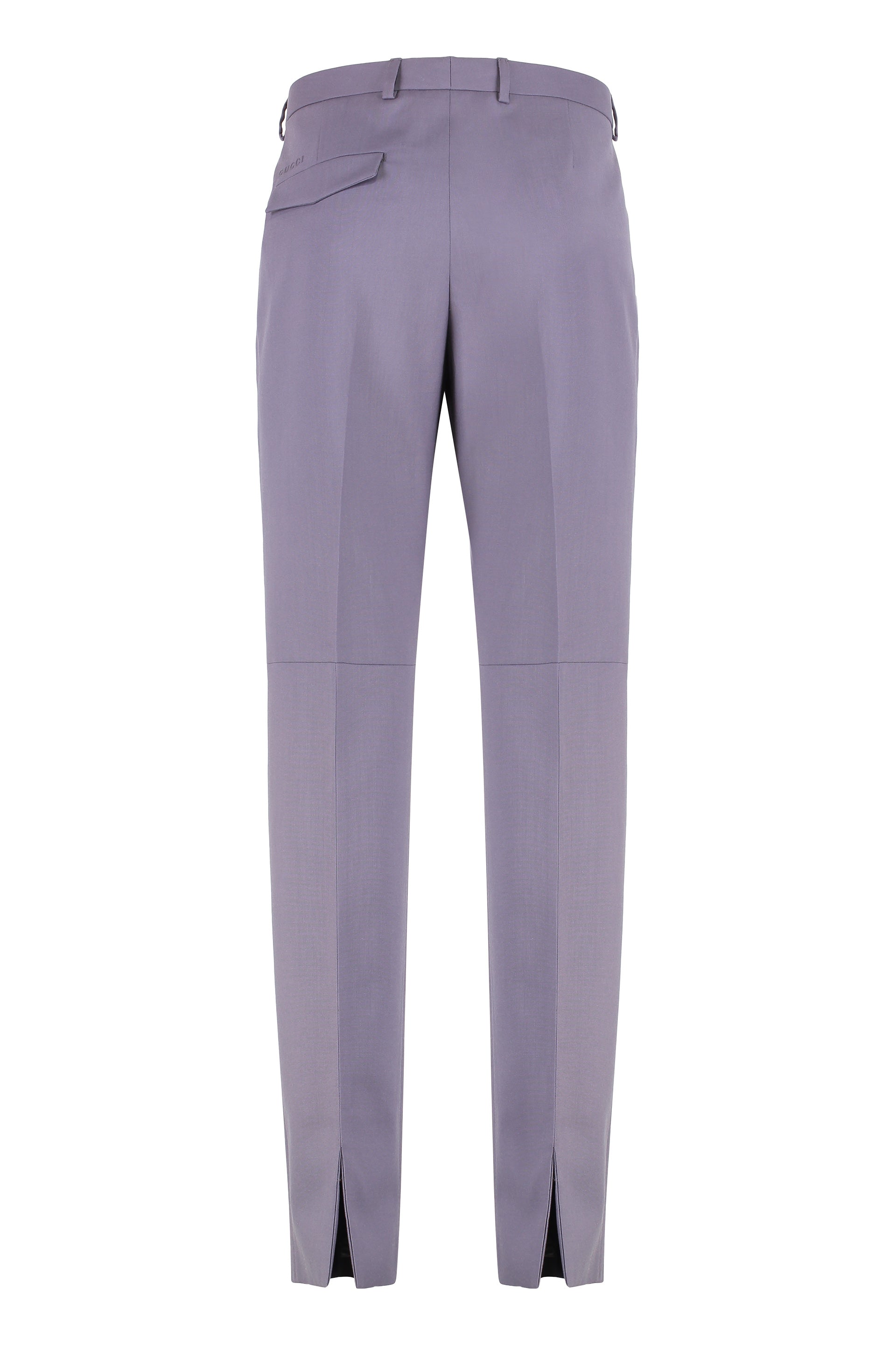 GUCCI Slim Fit Wool Trousers for Men