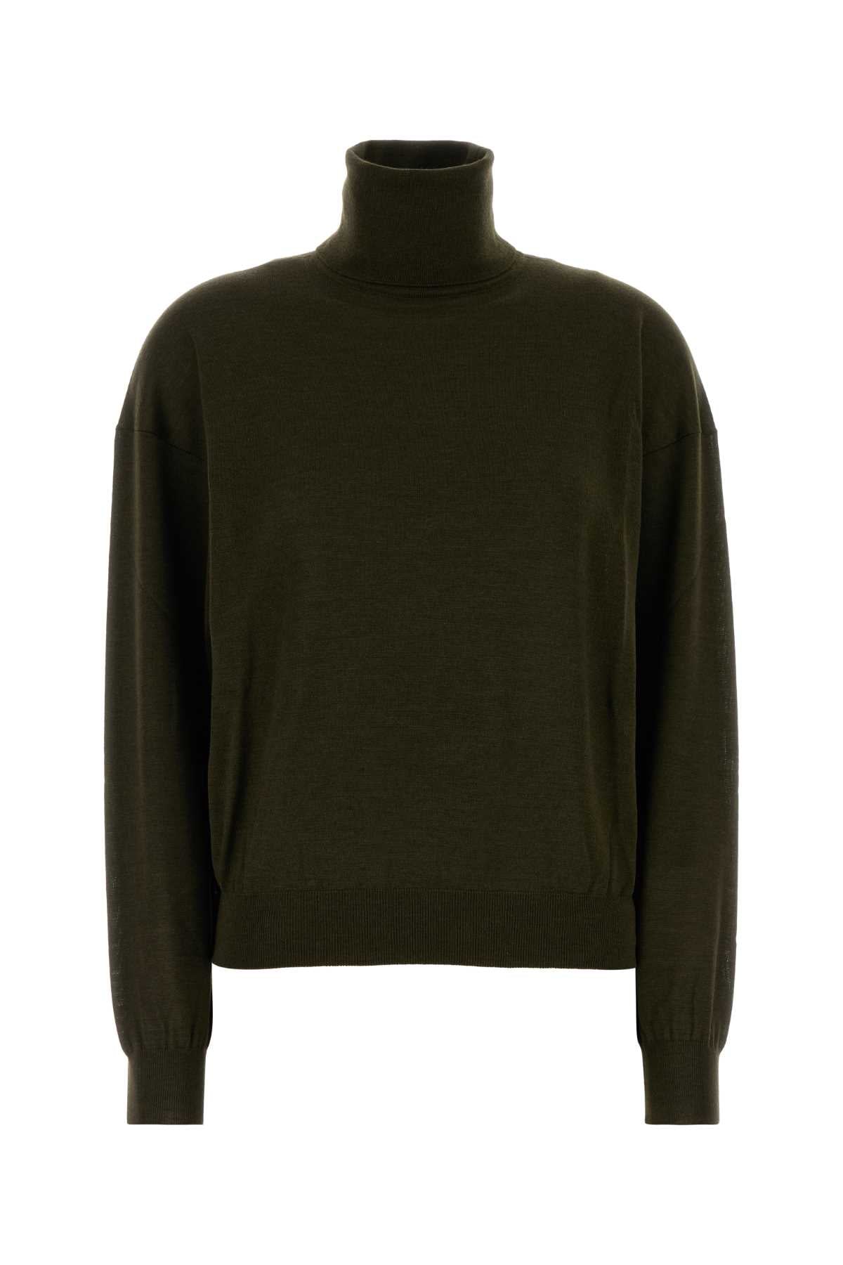 SAINT LAURENT Cashmere Blend Roll Neck Sweater for Women