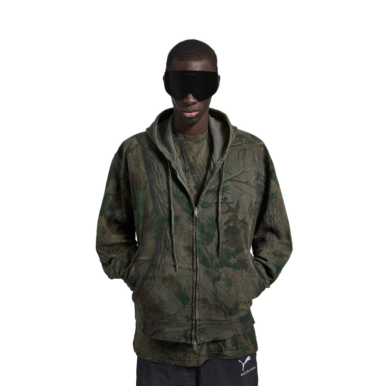 BALENCIAGA Oversized Zip Hoodie - FW25 Edition