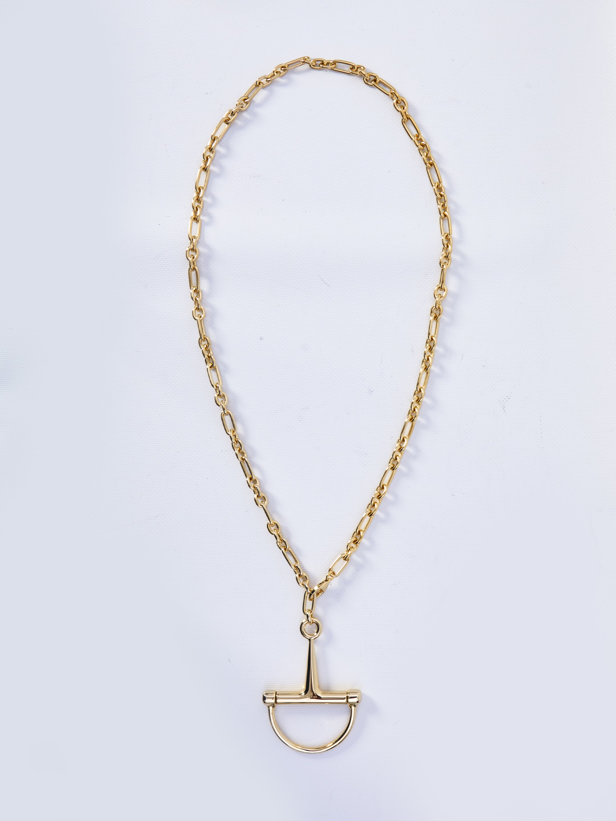 GUCCI Gold Metal Statement Necklace