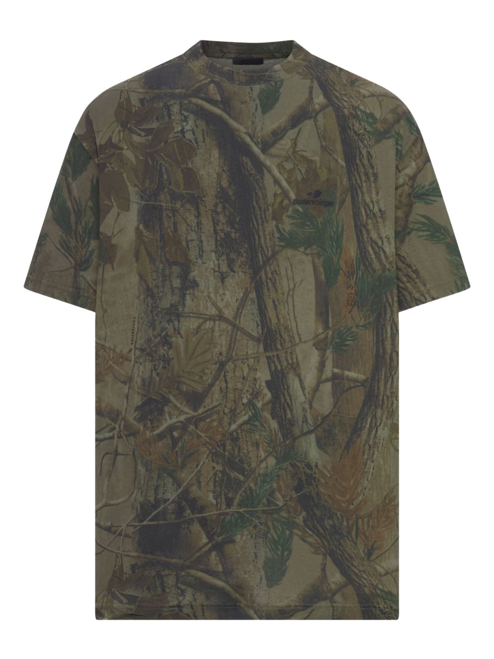 BALENCIAGA Camouflage Cotton T-Shirt