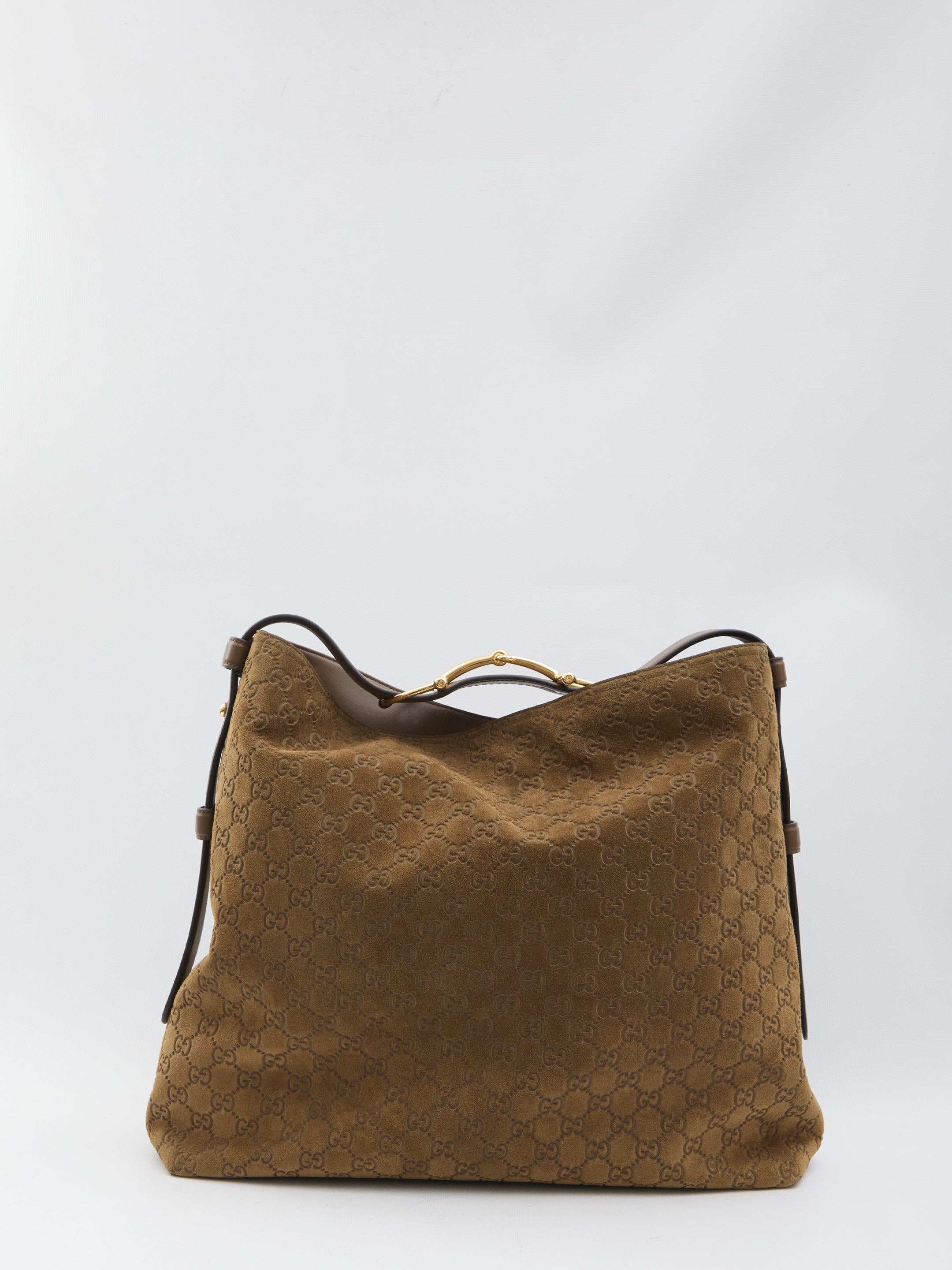 GUCCI Large Monogrammed Shopping Handbag