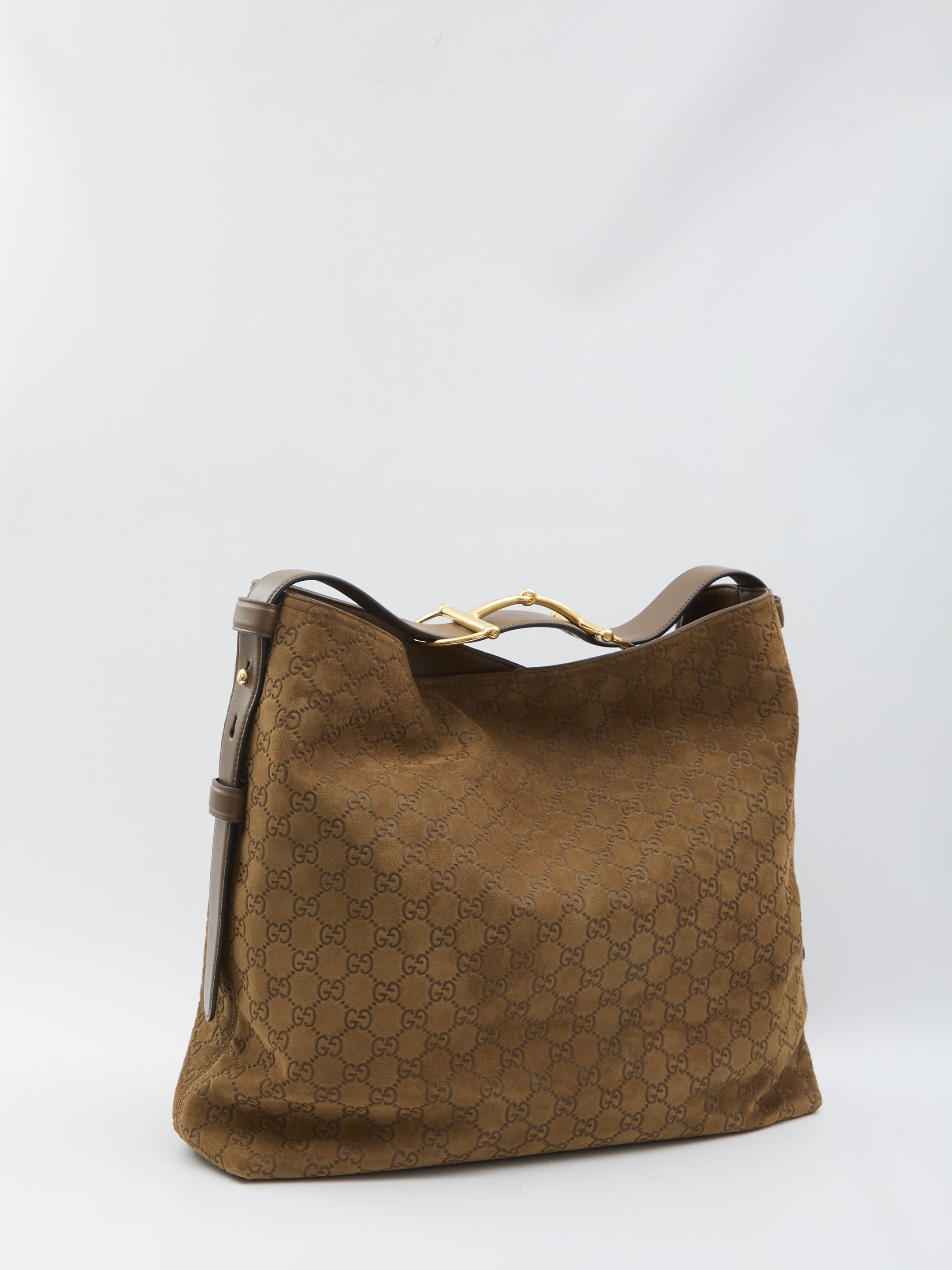 GUCCI Large Monogrammed Shopping Handbag
