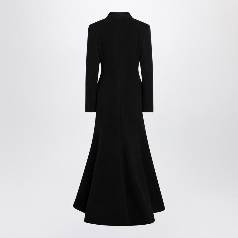 BALENCIAGA Maxi Godet Wool Jacket - Size 38