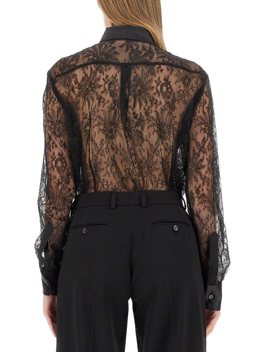 DOLCE & GABBANA Chantilly Lace Shirt - Regular Fit