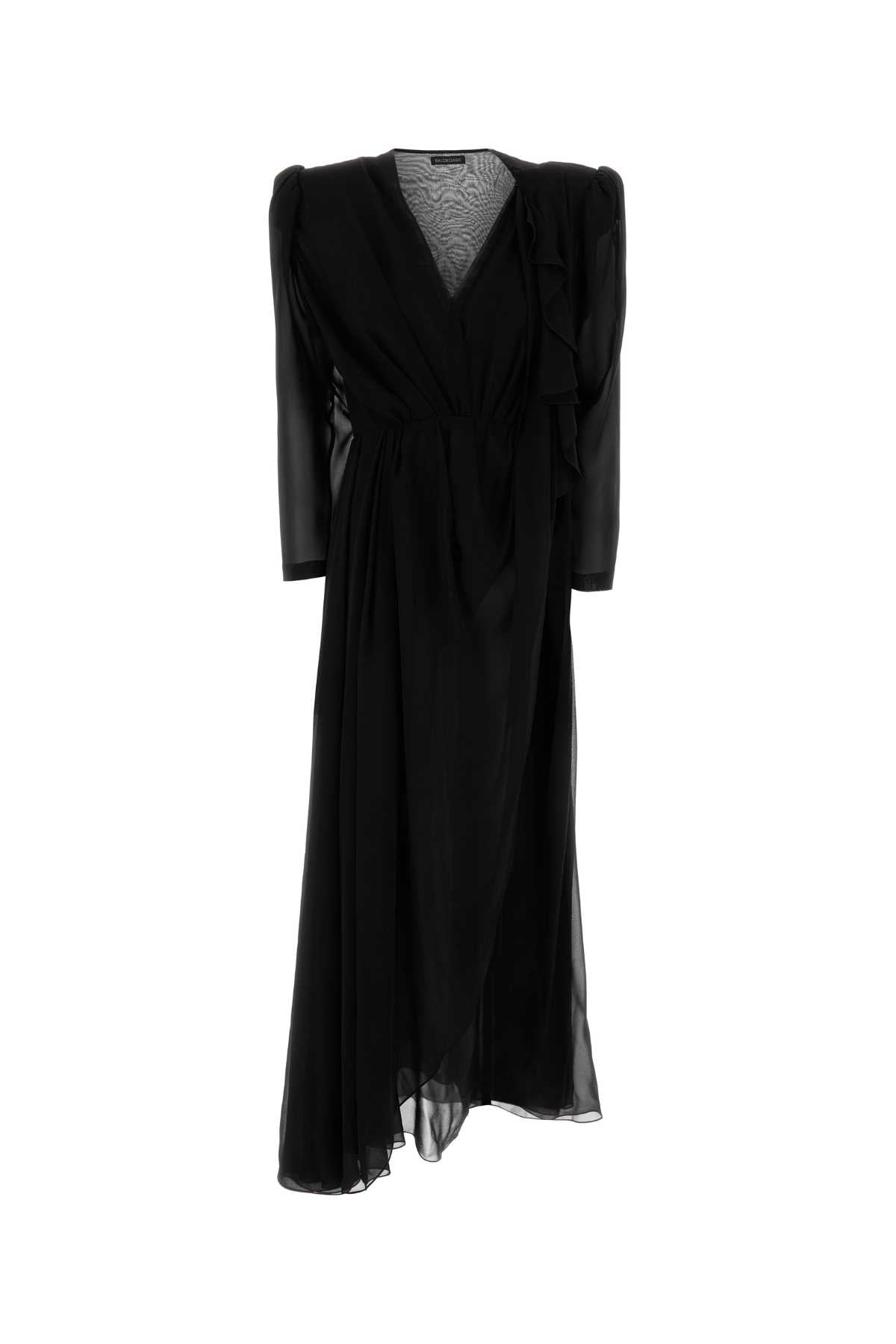 BALENCIAGA Elegant Tucked-In Dress