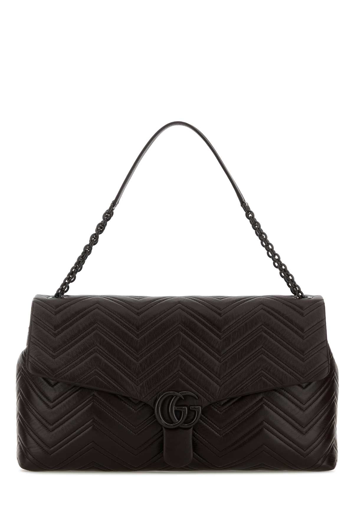 GUCCI Maxi GG Marmont Shoulder Handbag