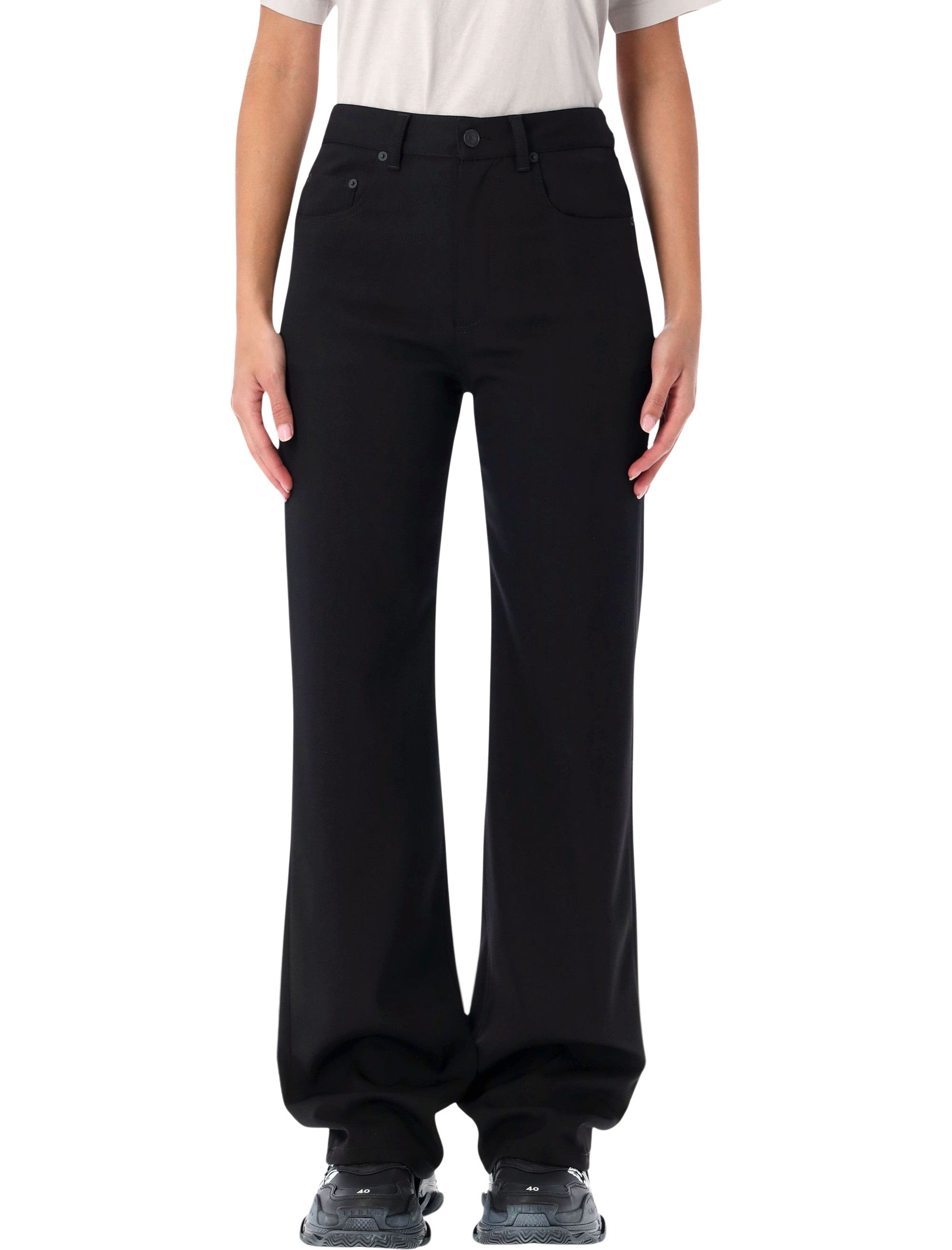 BALENCIAGA Straight Fit Tailored Wool Pants - Size 36