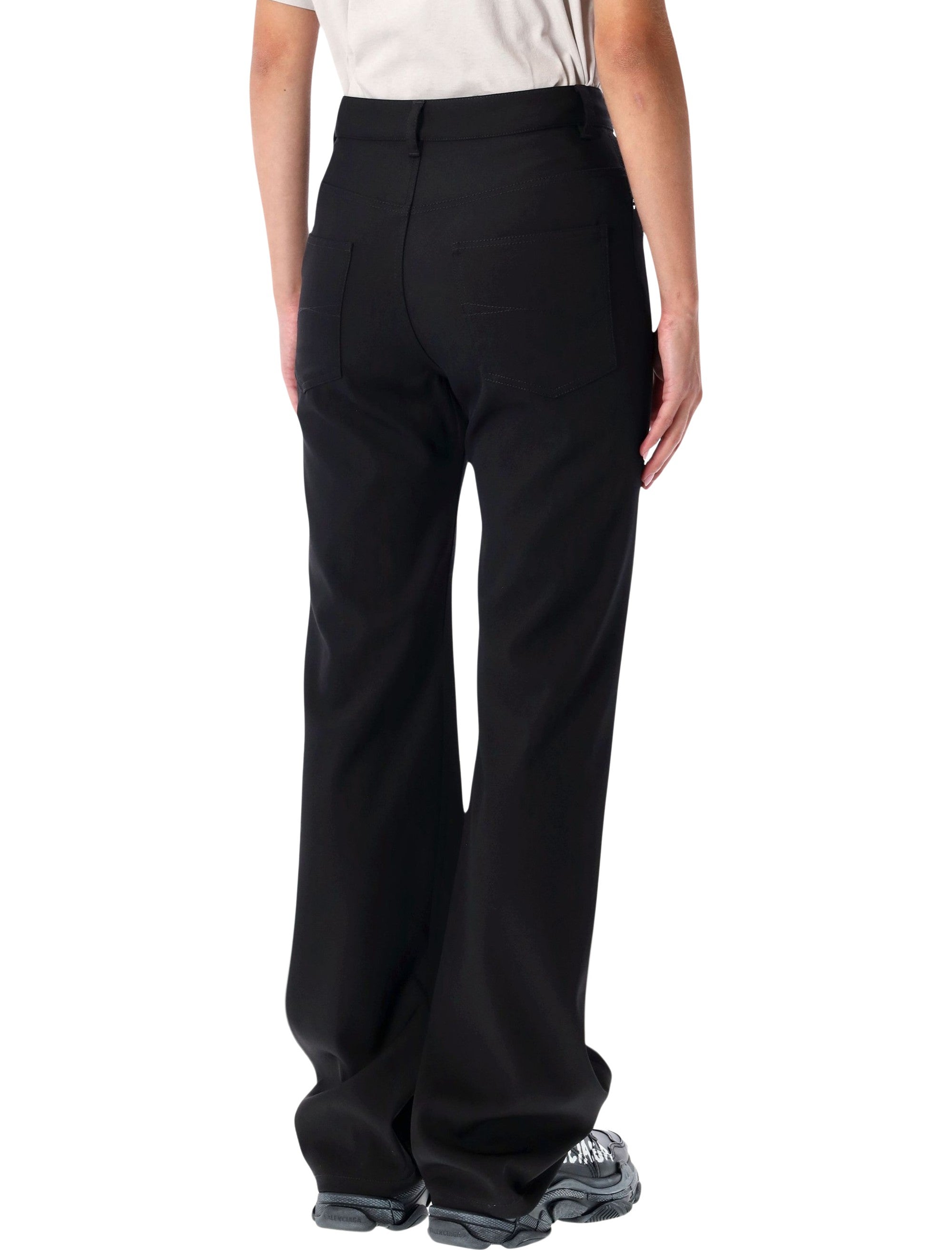 BALENCIAGA Straight Fit Tailored Wool Pants - Size 36