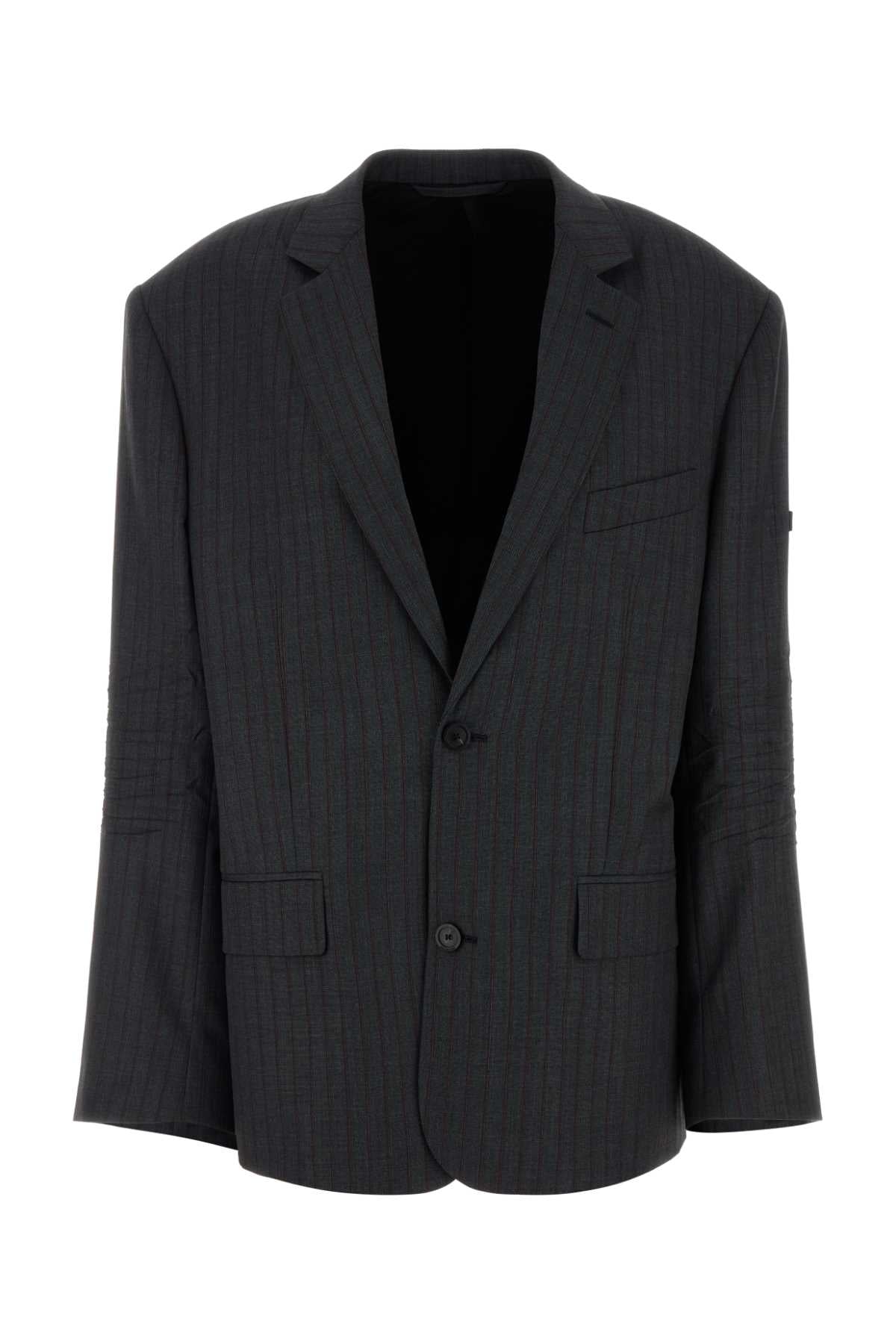 BALENCIAGA Embroidered Wool Blazer for Women - FW25