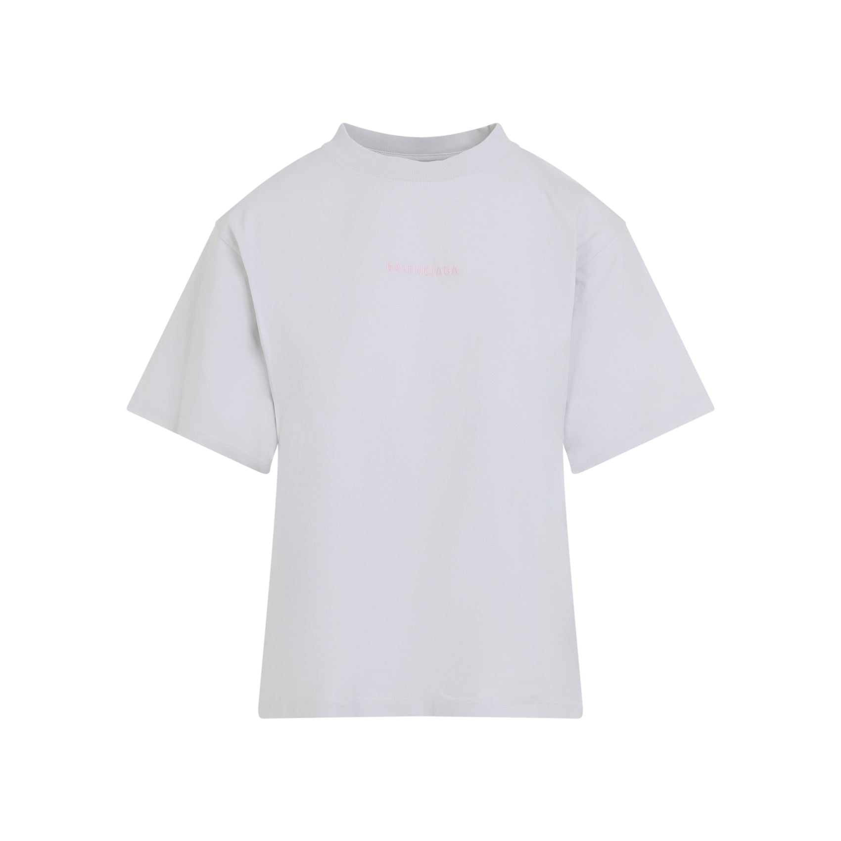 BALENCIAGA Embroidered Cotton T-Shirt with Logo - Women's