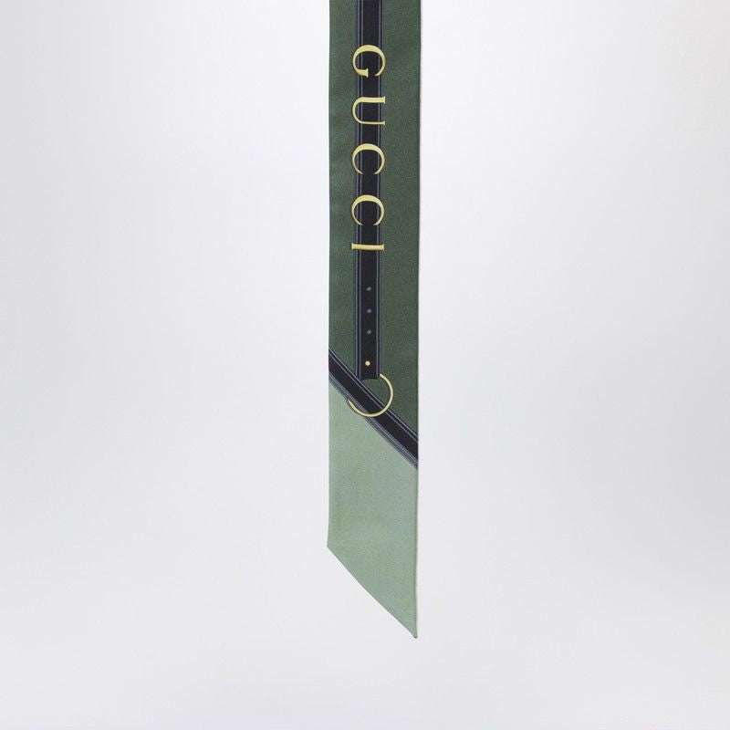 GUCCI Printed Silk Twill Ribbon Accessories for Women