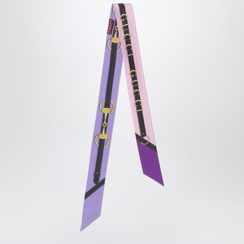 GUCCI Printed Silk Twill Ribbon