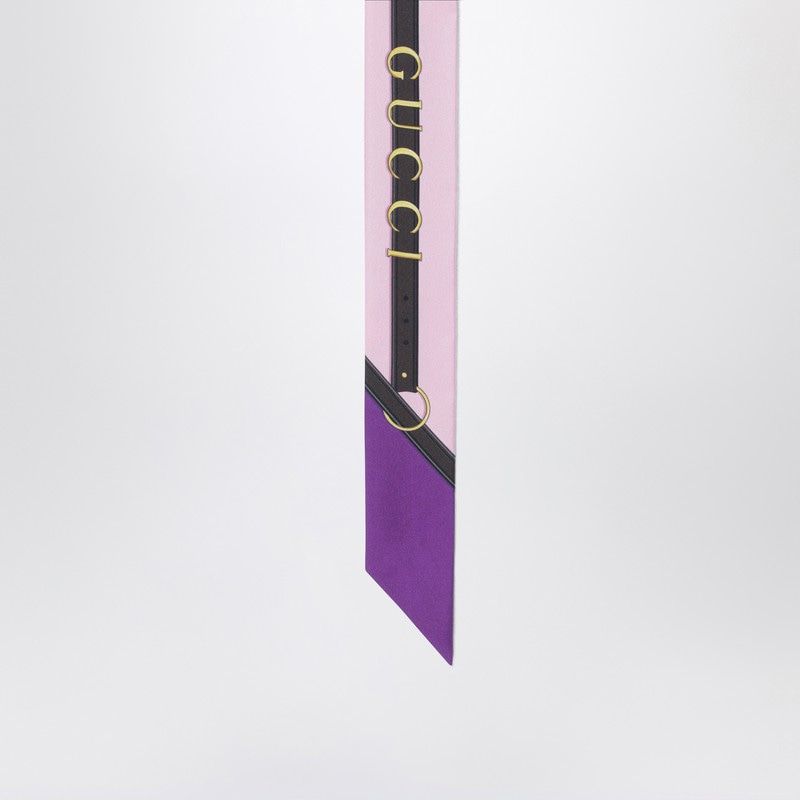 GUCCI Printed Silk Twill Ribbon