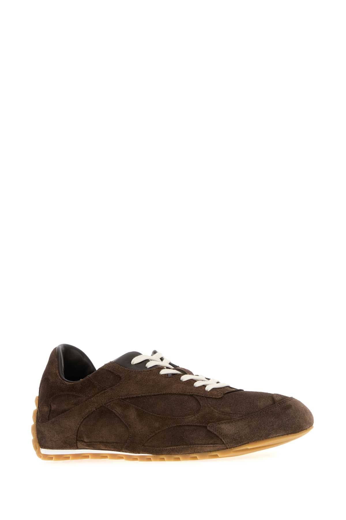 BOTTEGA VENETA Orbit Flash Soft Suede Sneakers for Men