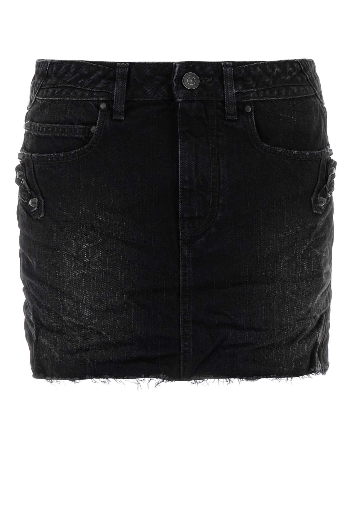 BALENCIAGA Stylish Denim Mini Skirt for Women