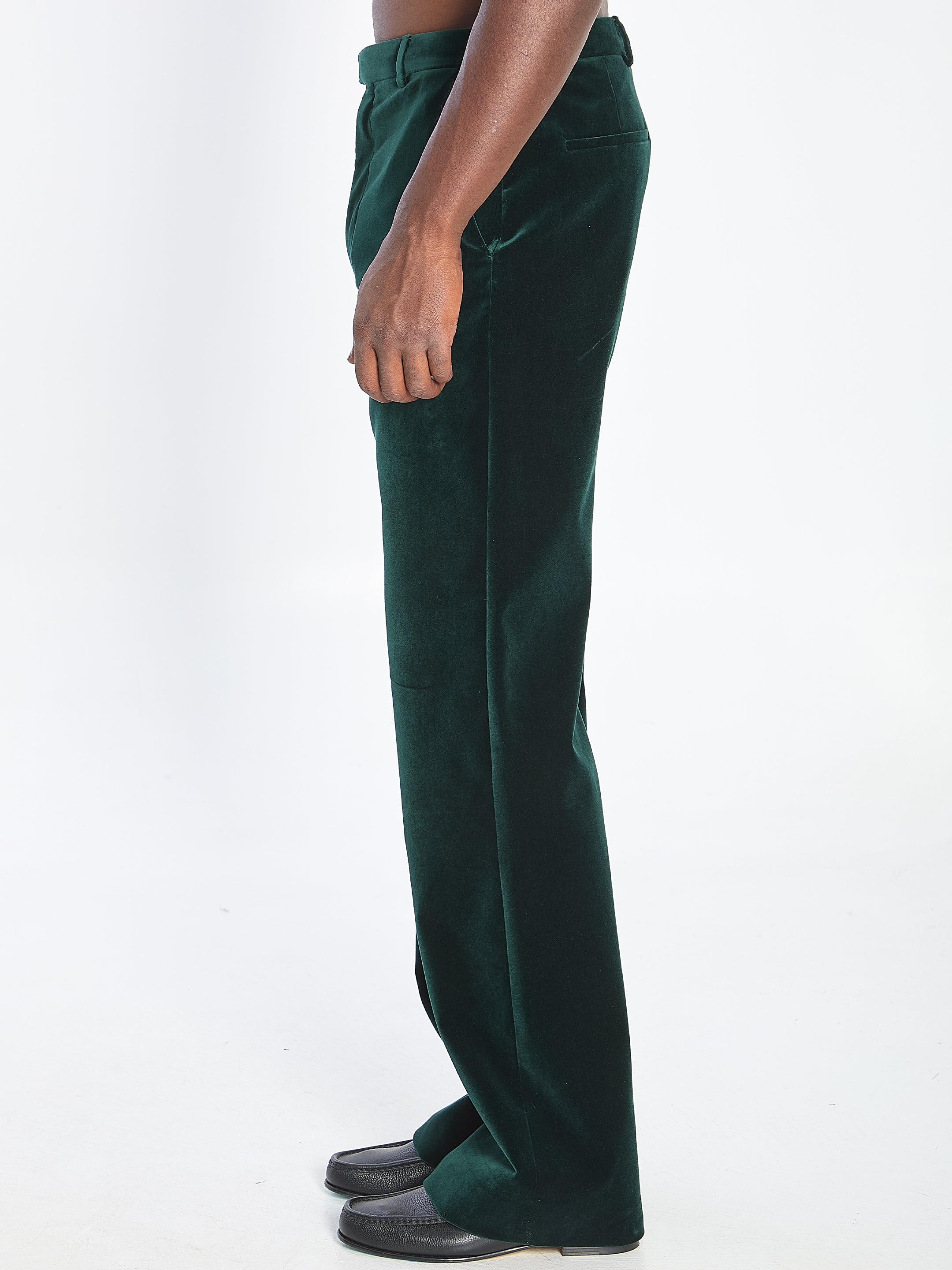 GUCCI Velvet Trousers for Men - Size 48 IT