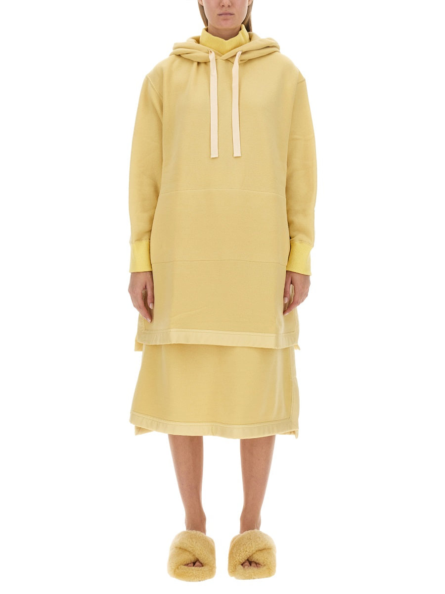 JIL SANDER Oversized Women's Hoodie - Size 38