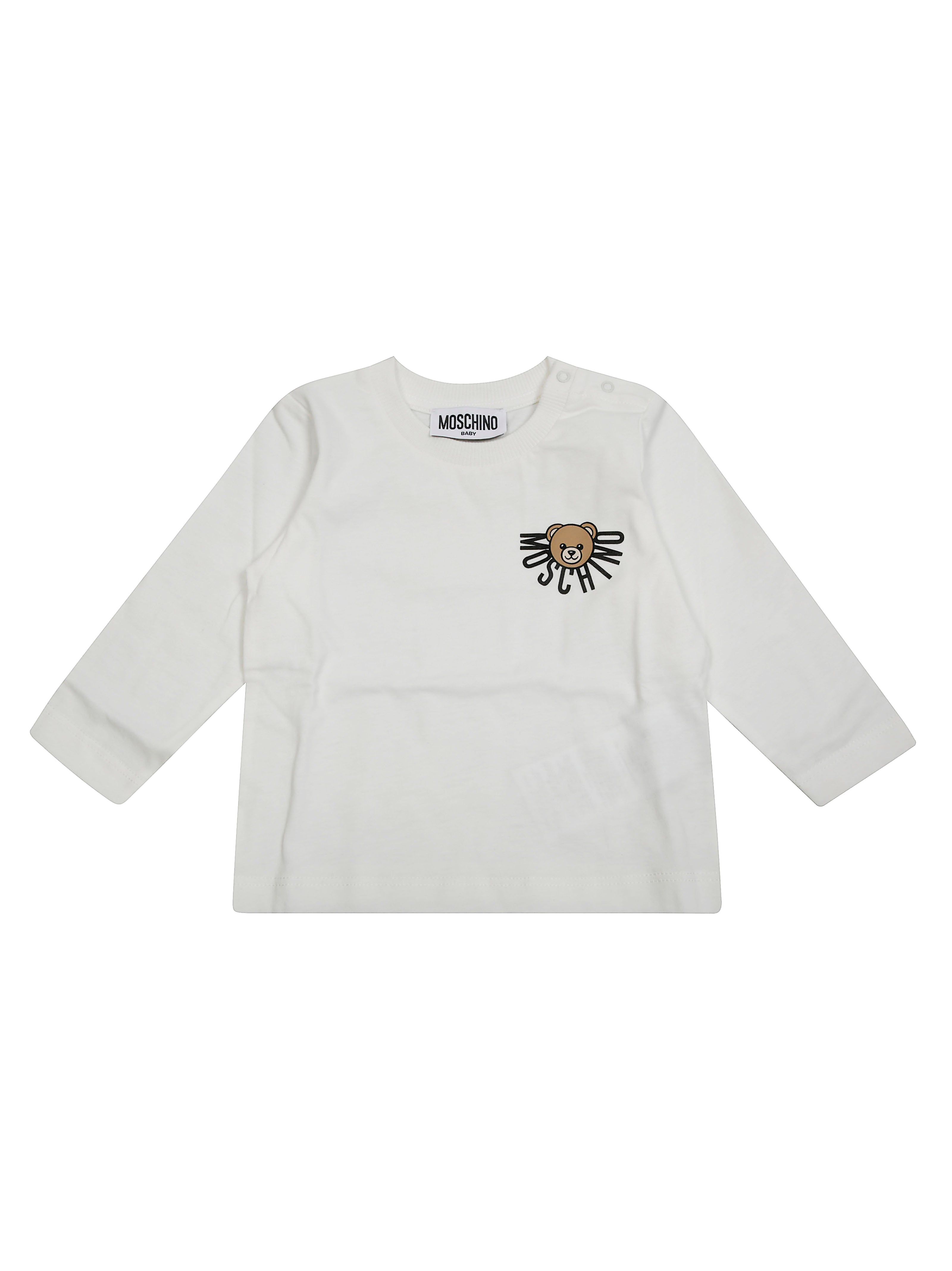 MOSCHINO KIDS Mini Bear Logo Long Sleeve T-Shirt