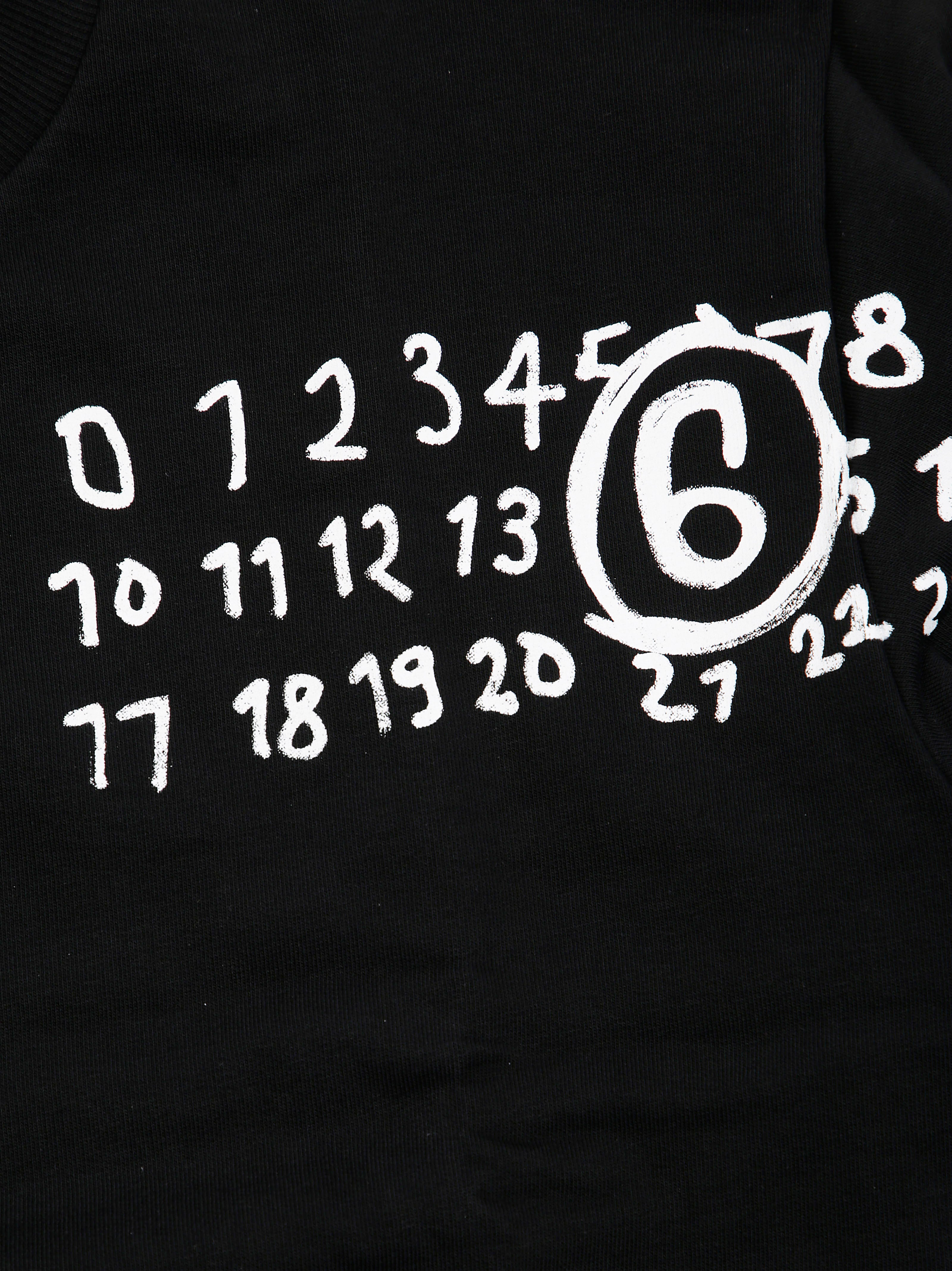 MM6 Classic Mini Sweatshirt with Numeric Series