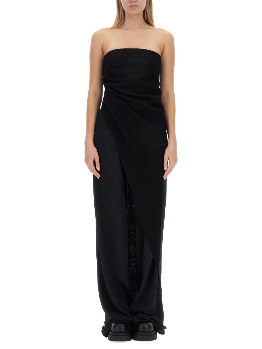 RICK OWENS Asymmetrical Long Top - Size 40 IT