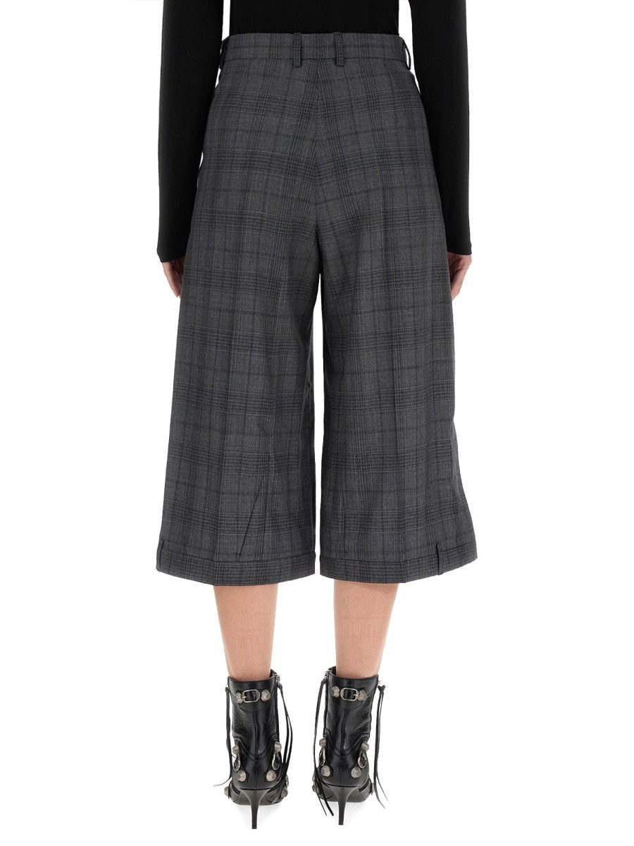 BALENCIAGA Deconstructed Wide Leg Shorts - Size 38