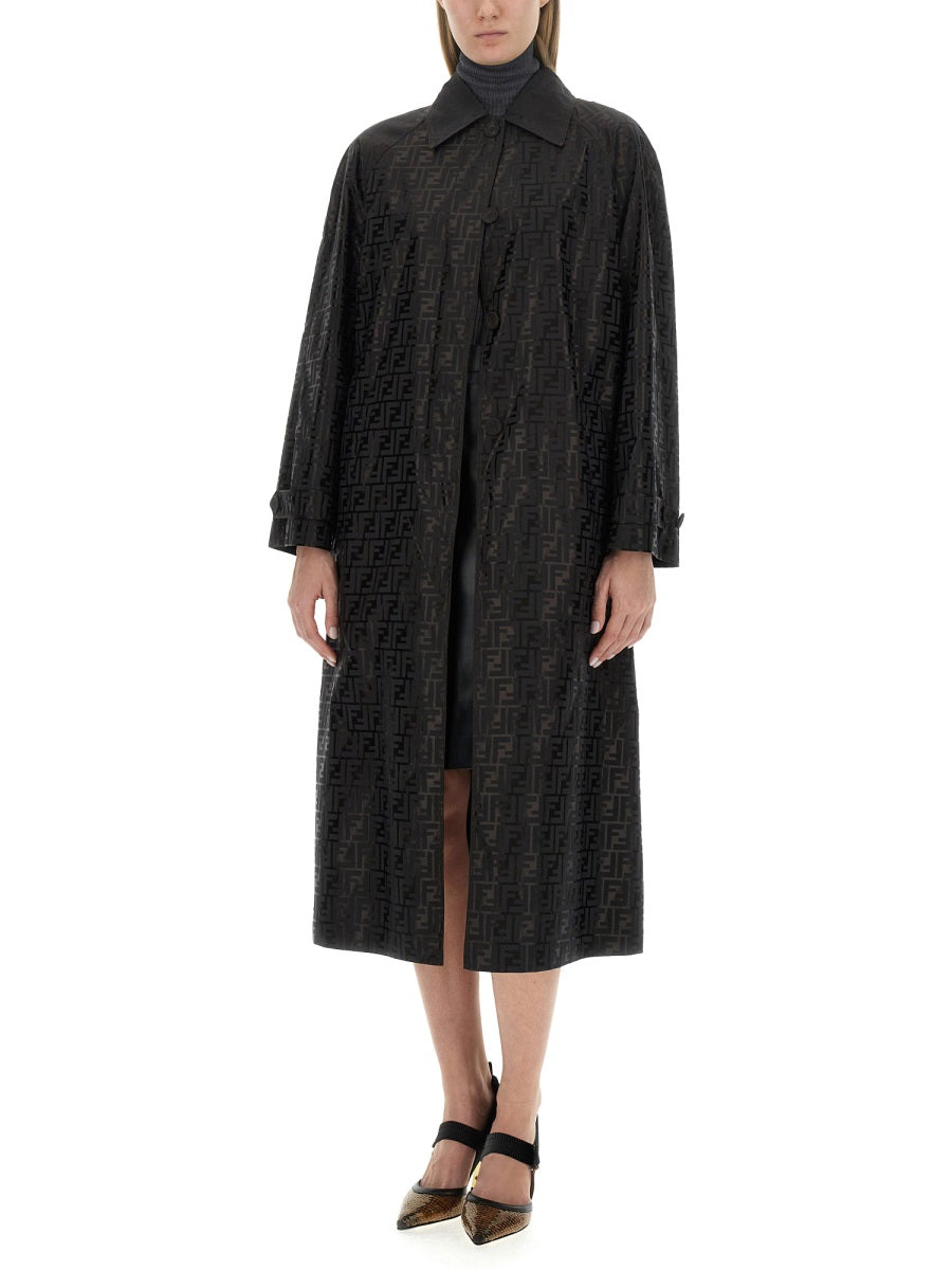 FENDI Slim Fit Leather Skirt - Women's Size 42