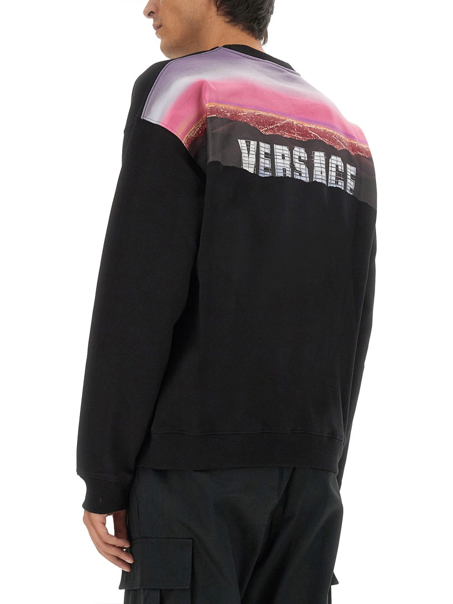 VERSACE Hills Regular Fit Sweatshirt - Size L
