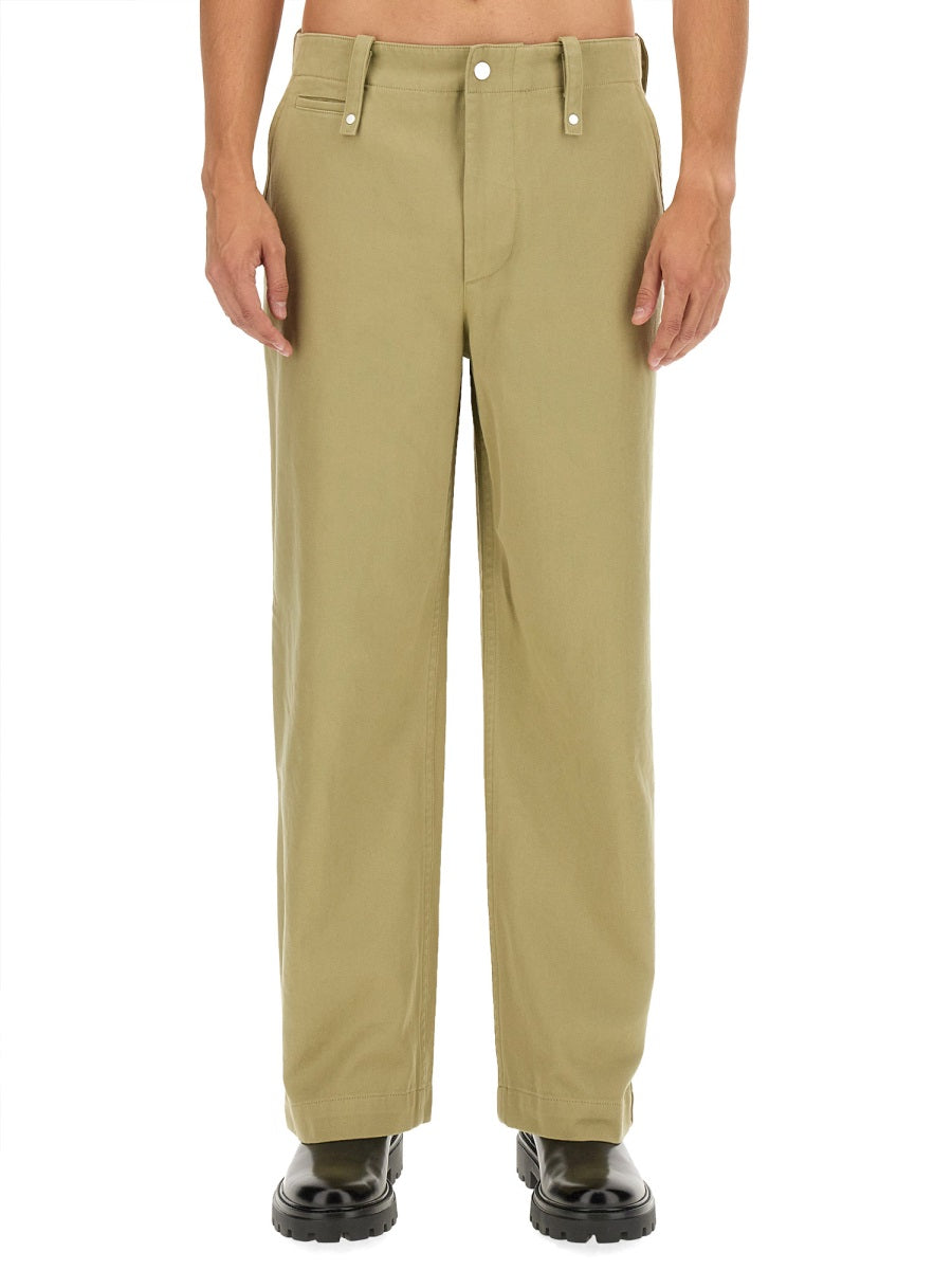 BURBERRY Satin Trousers - Size L for Effortless Style