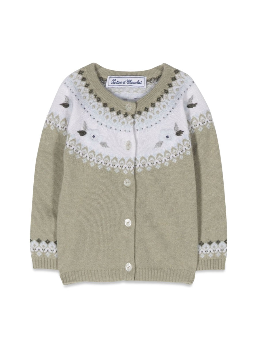 TARTINE ET CHOCOLAT Mini Cozy Cardigan Vest for Girls