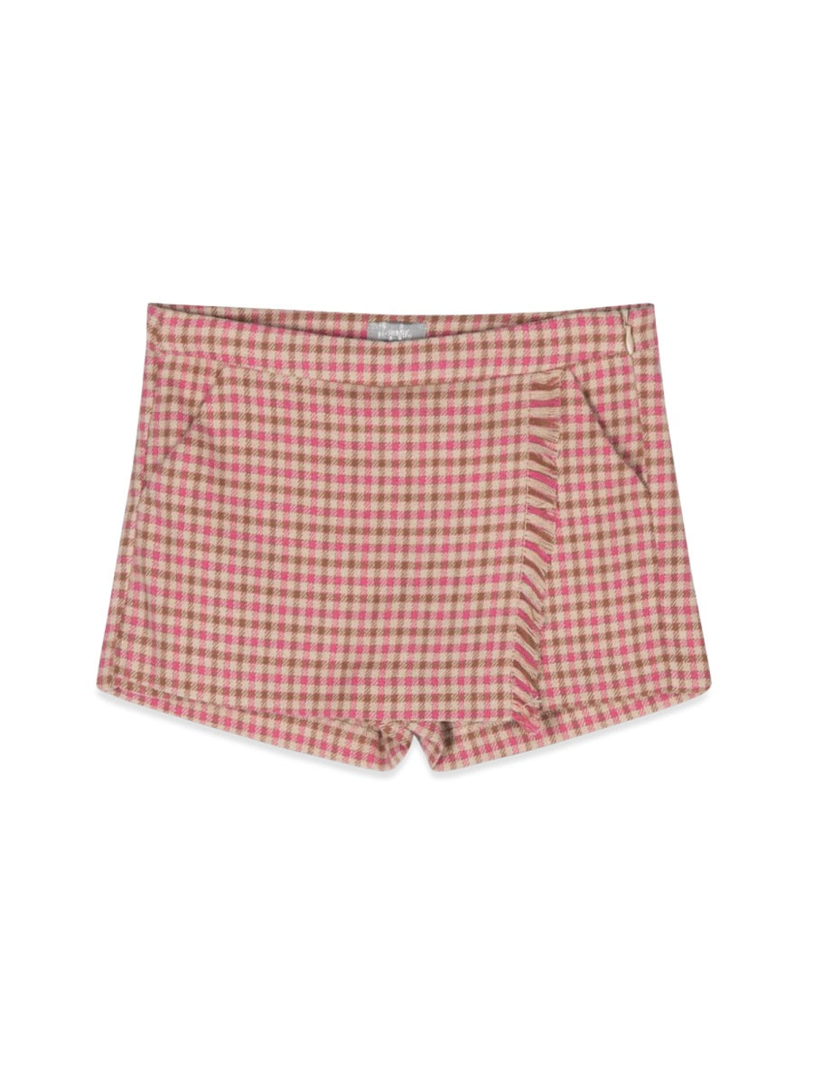 IL GUFO Chic Mini Skirt Pants for Girls