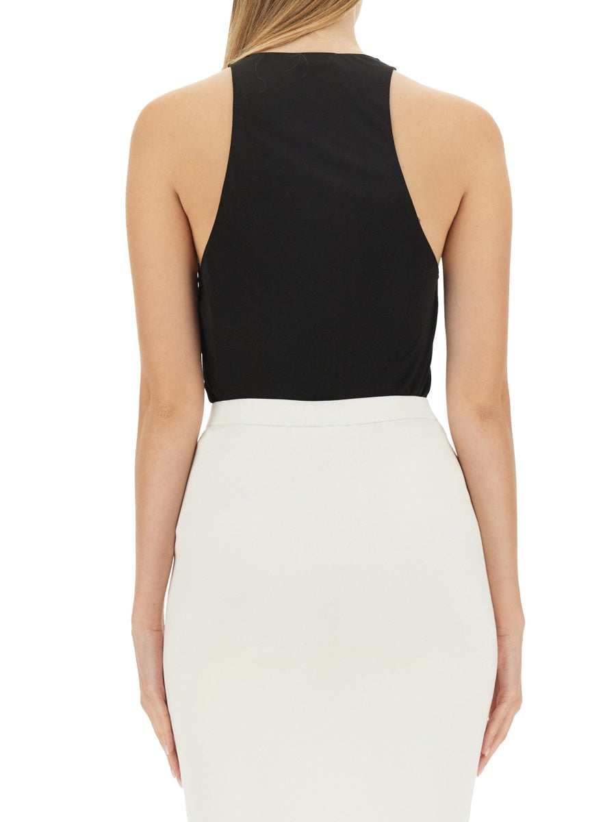 SAINT LAURENT Satin Undershirt - Slim Fit, Size 38