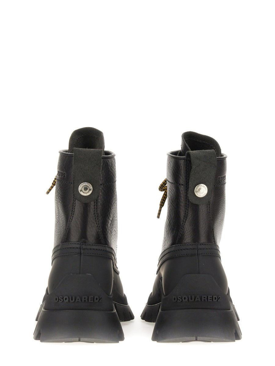 DSQUARED Premium Leather Canadian Boots for Men