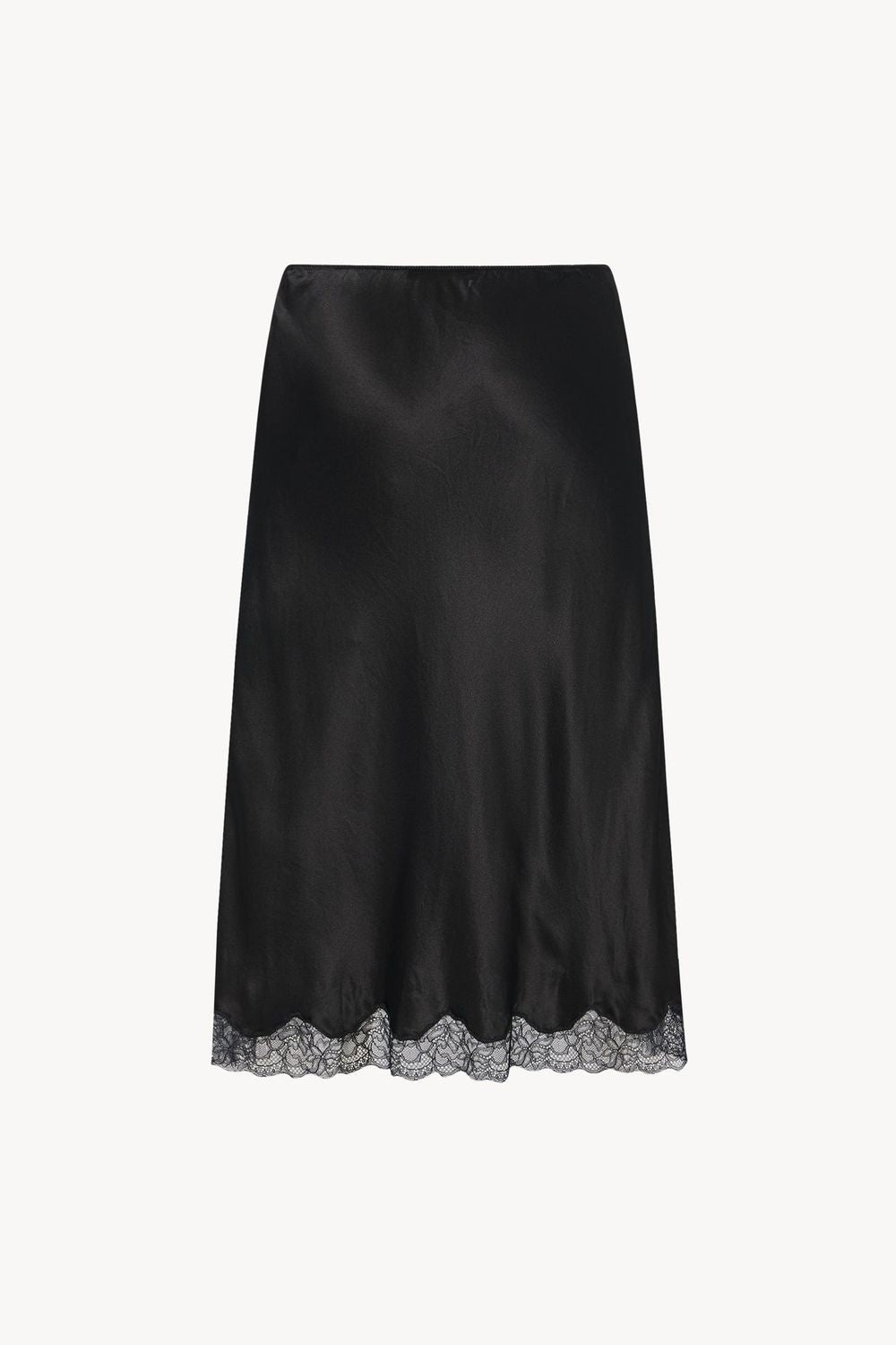 THE ROW Irene Silk Lingerie Mini Skirt