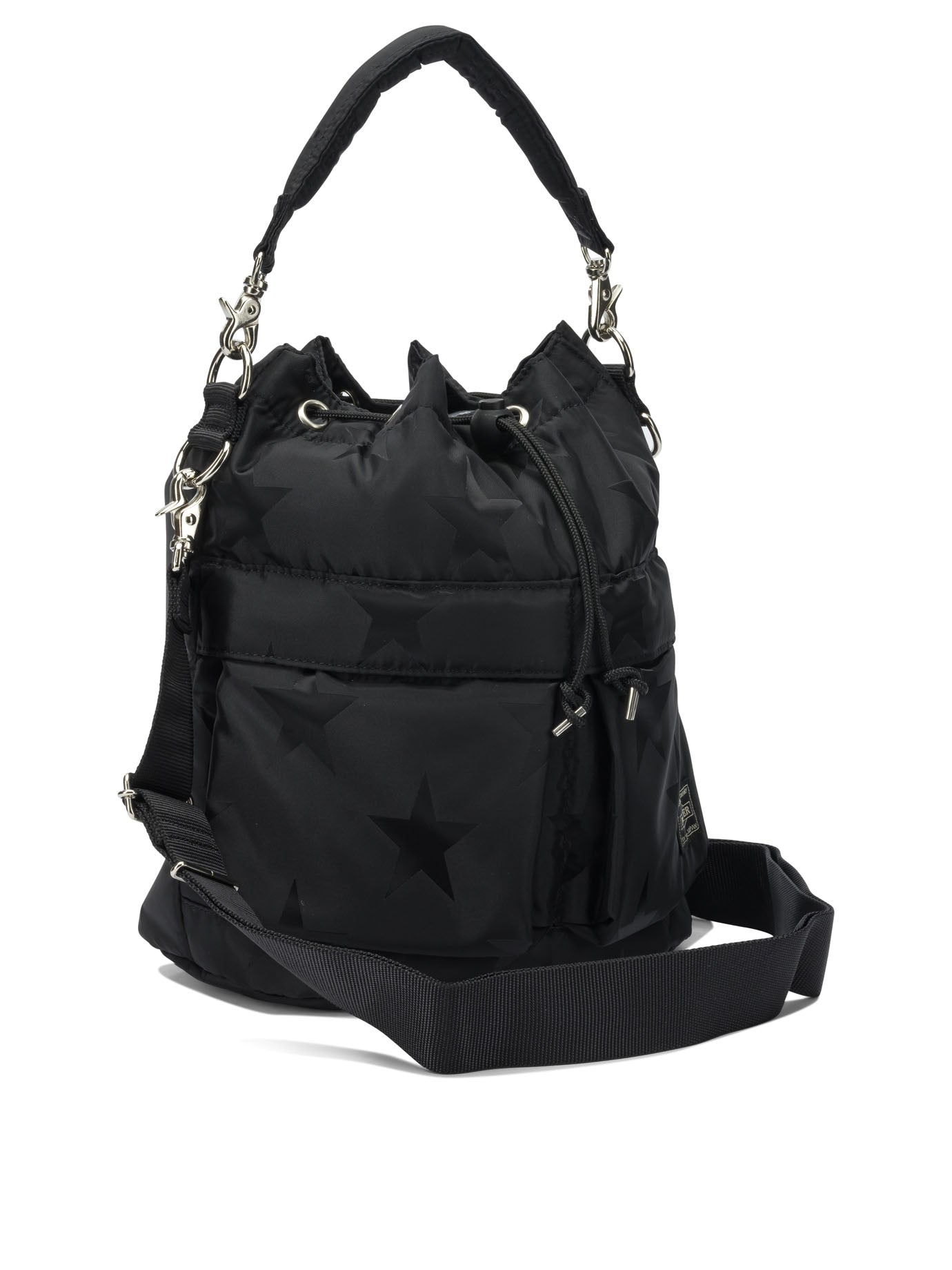 PORTER YOSHIDA Mini Crossbody Handbag with Varied Textures