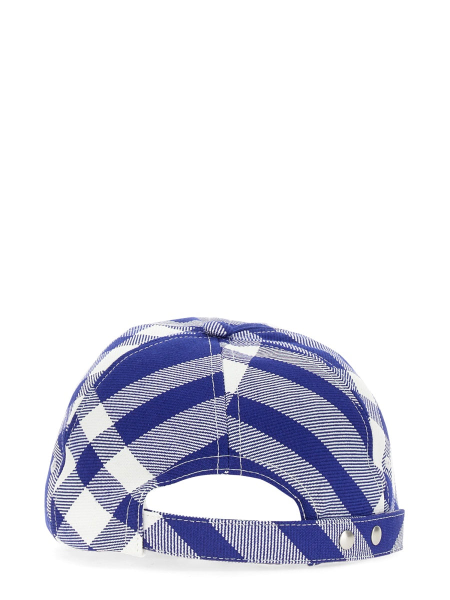 BURBERRY Tartan Pattern Baseball Cap - Unisex Size