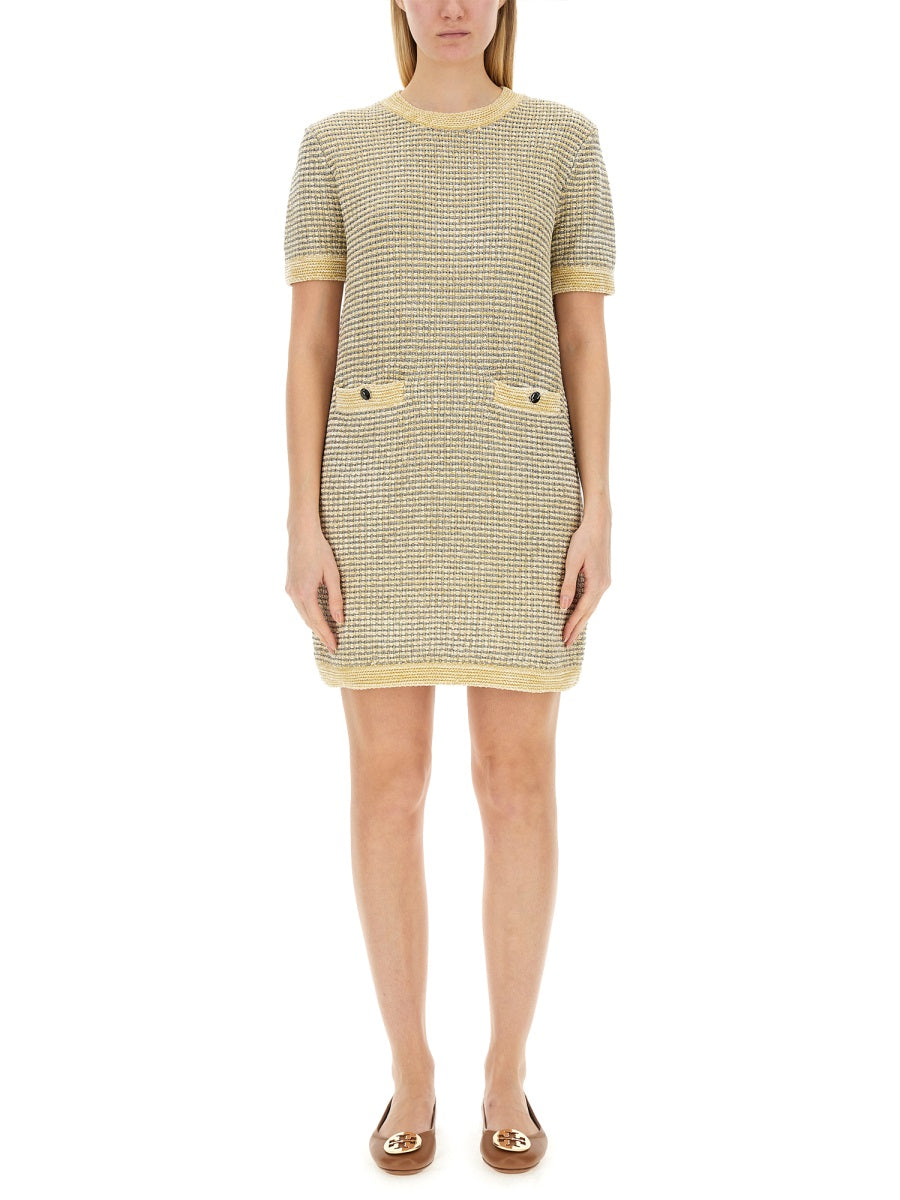 TORY BURCH Elegant Velvet Dress - Regular Fit