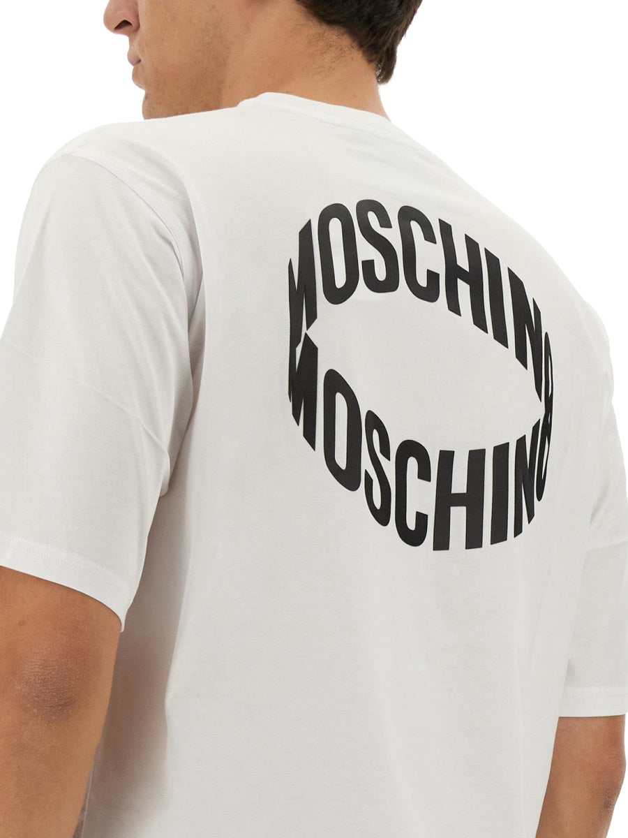 MOSCHINO Logo T-Shirt - Regular Fit - Size 48