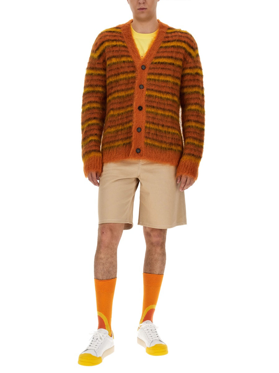 MARNI V-Neck Cardigan for Men - Fall/Winter 2023
