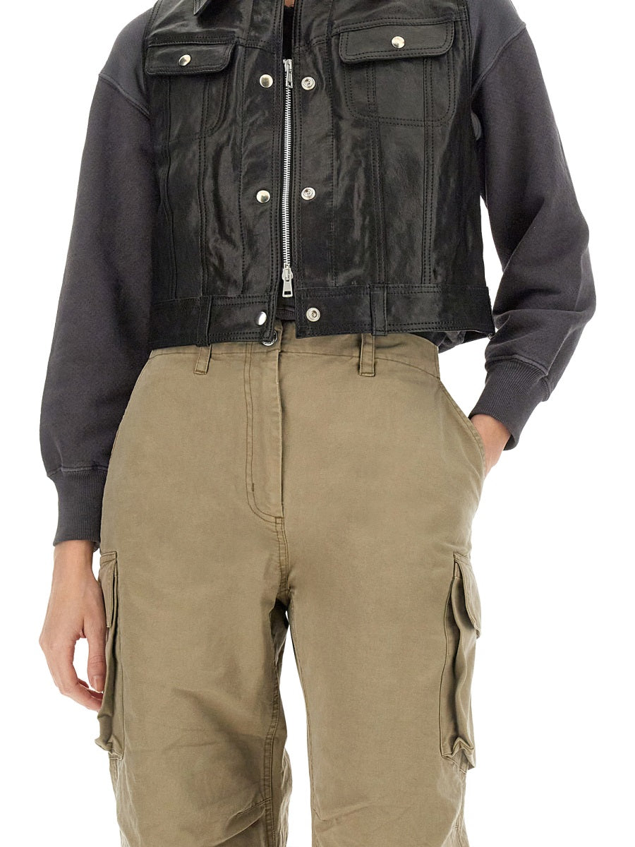 OUR LEGACY Mini Leather Vest for Women - Size 38