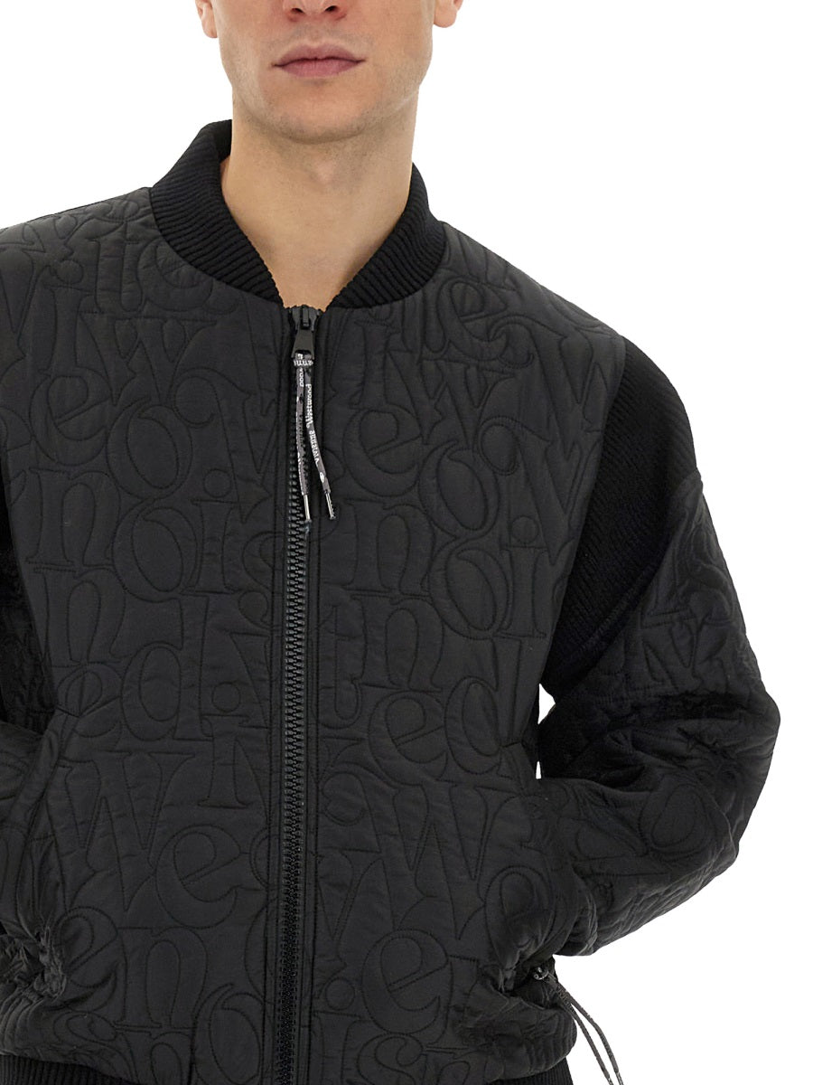 VIVIENNE WESTWOOD Stripped Cyclist Jacket - Regular Fit