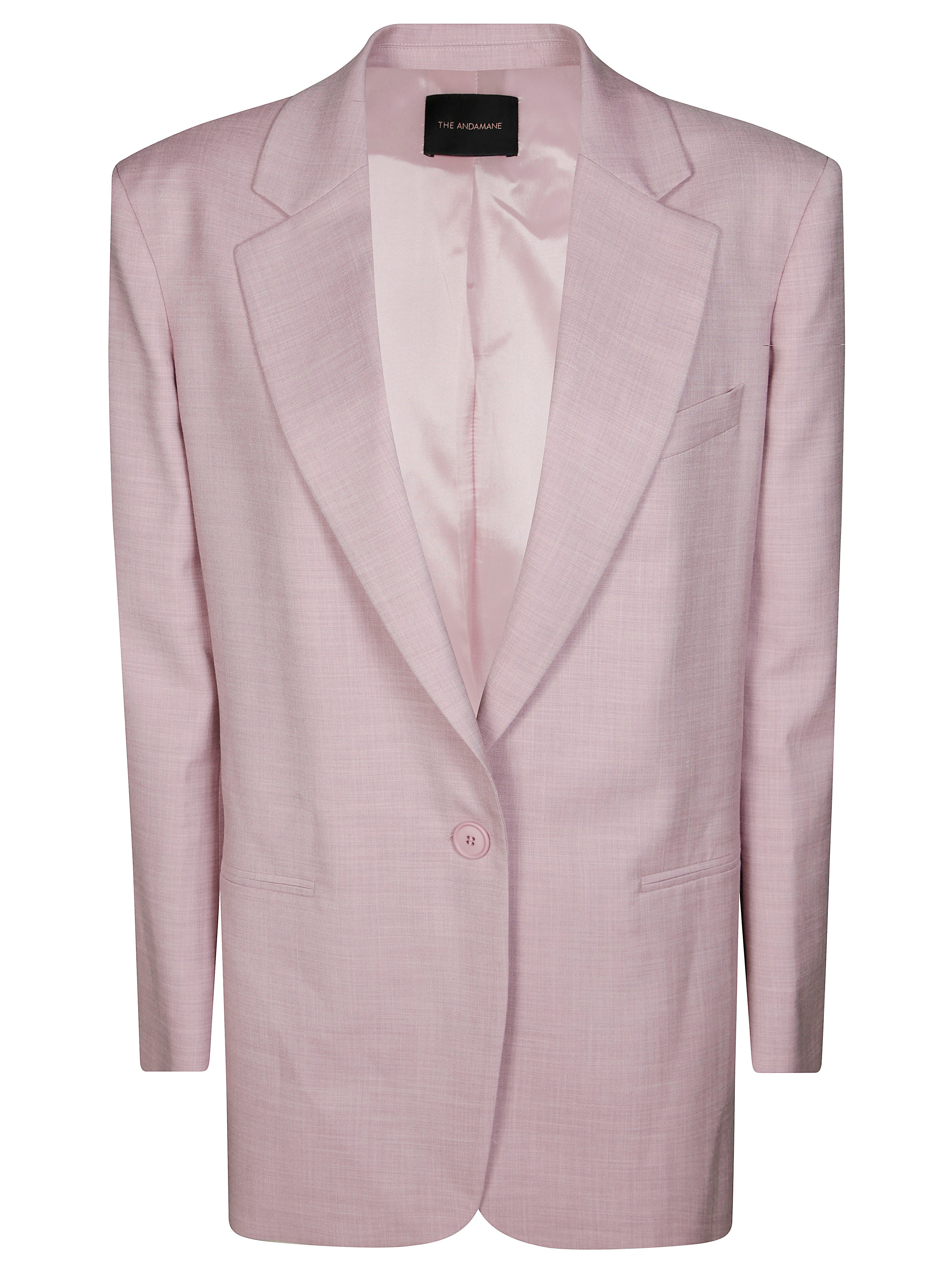 THE ANDAMANE Men's Oversized Blazer with Button Closure - Spring 2025